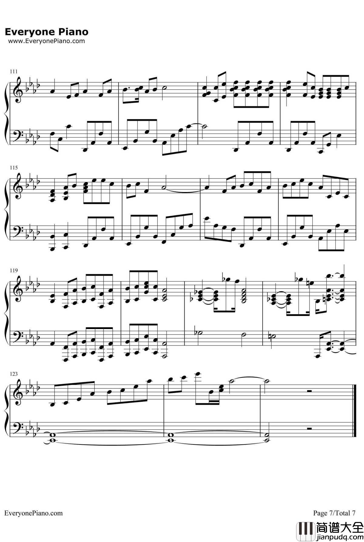 Asian_Dream_Song钢琴谱_久石让