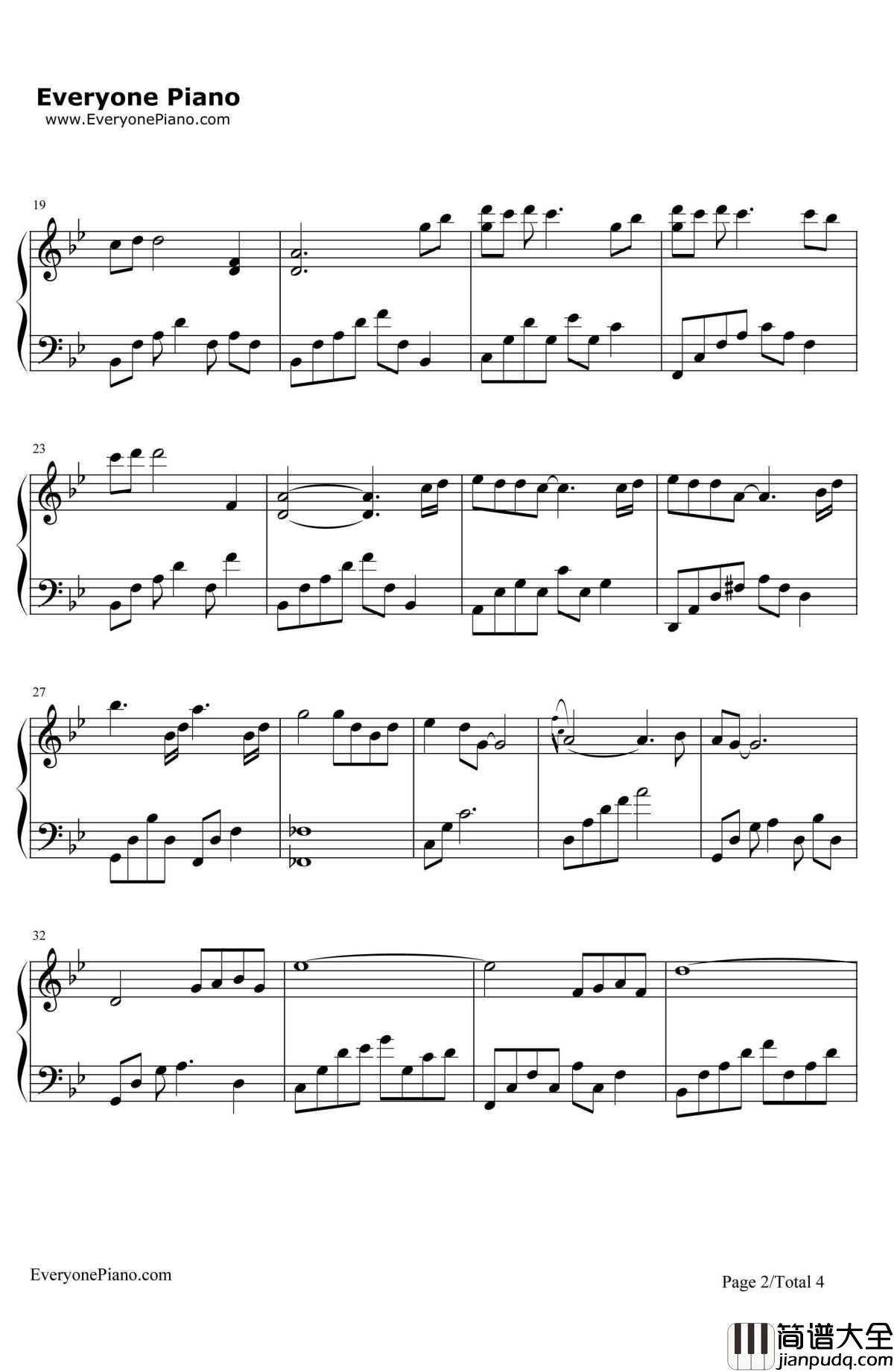 一封家书钢琴谱_石进_夜的钢琴曲