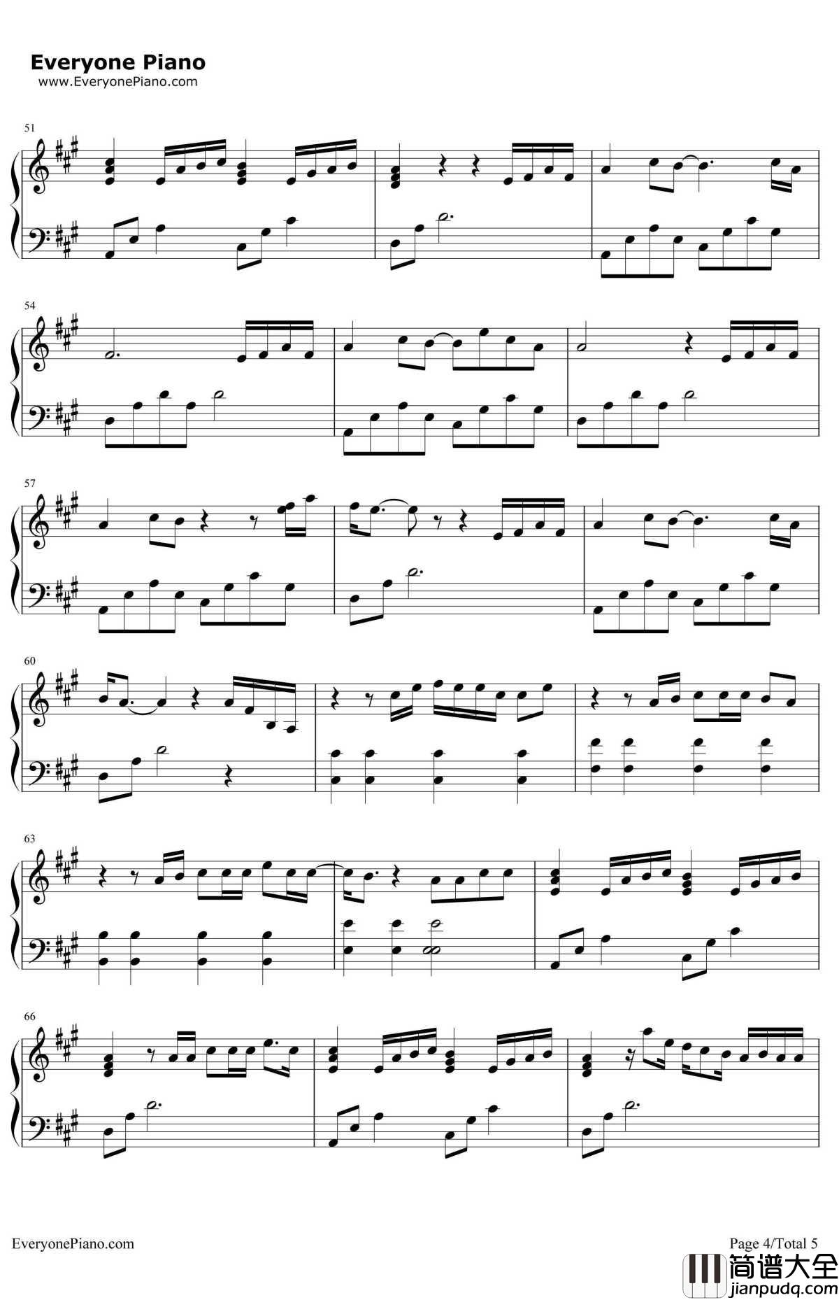How_Would_You_Feel(Paean)钢琴谱_EdSheeran