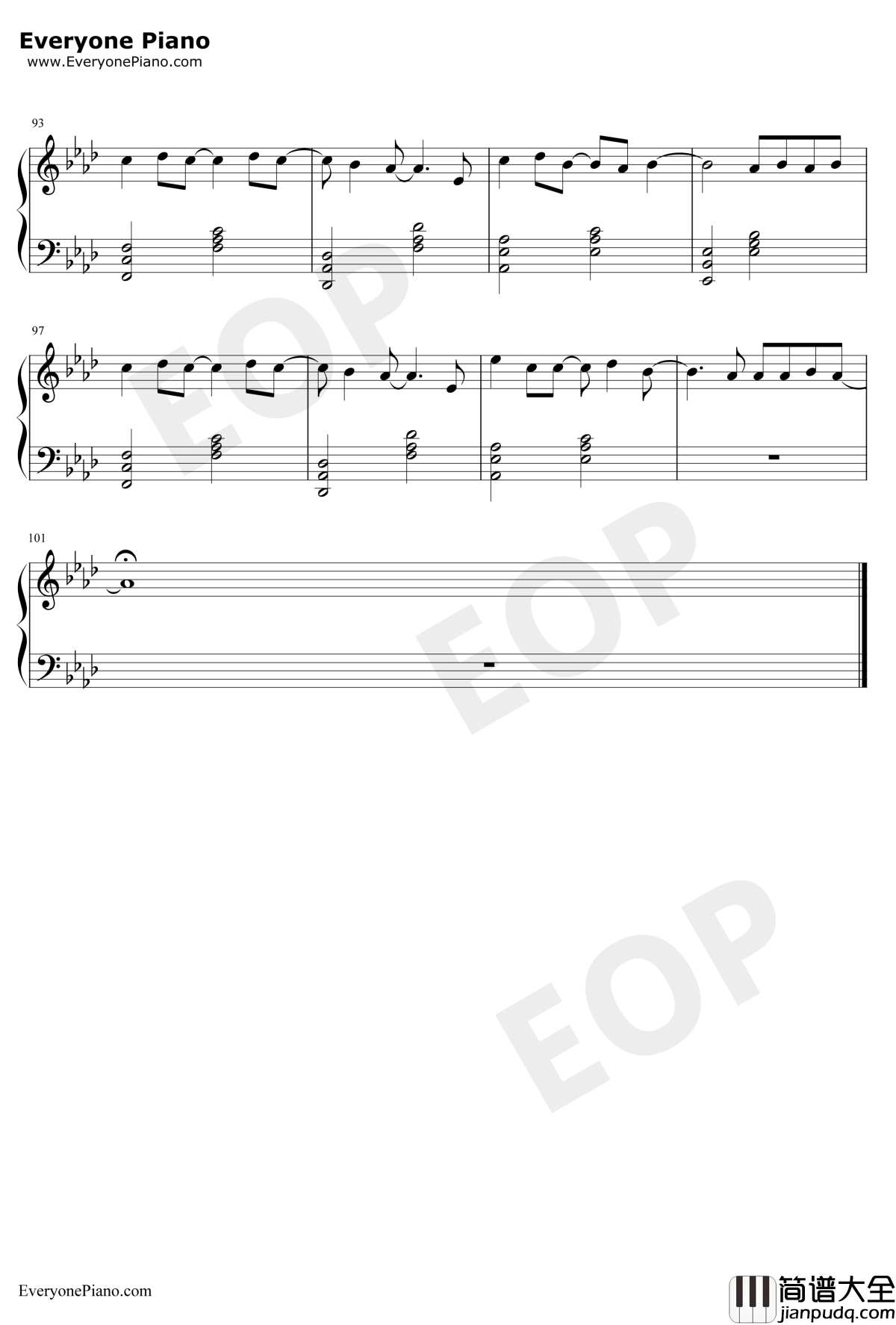 下坠Falling钢琴谱_Corki_开口沉沦注定要单曲循环_抖音2019最火BGM