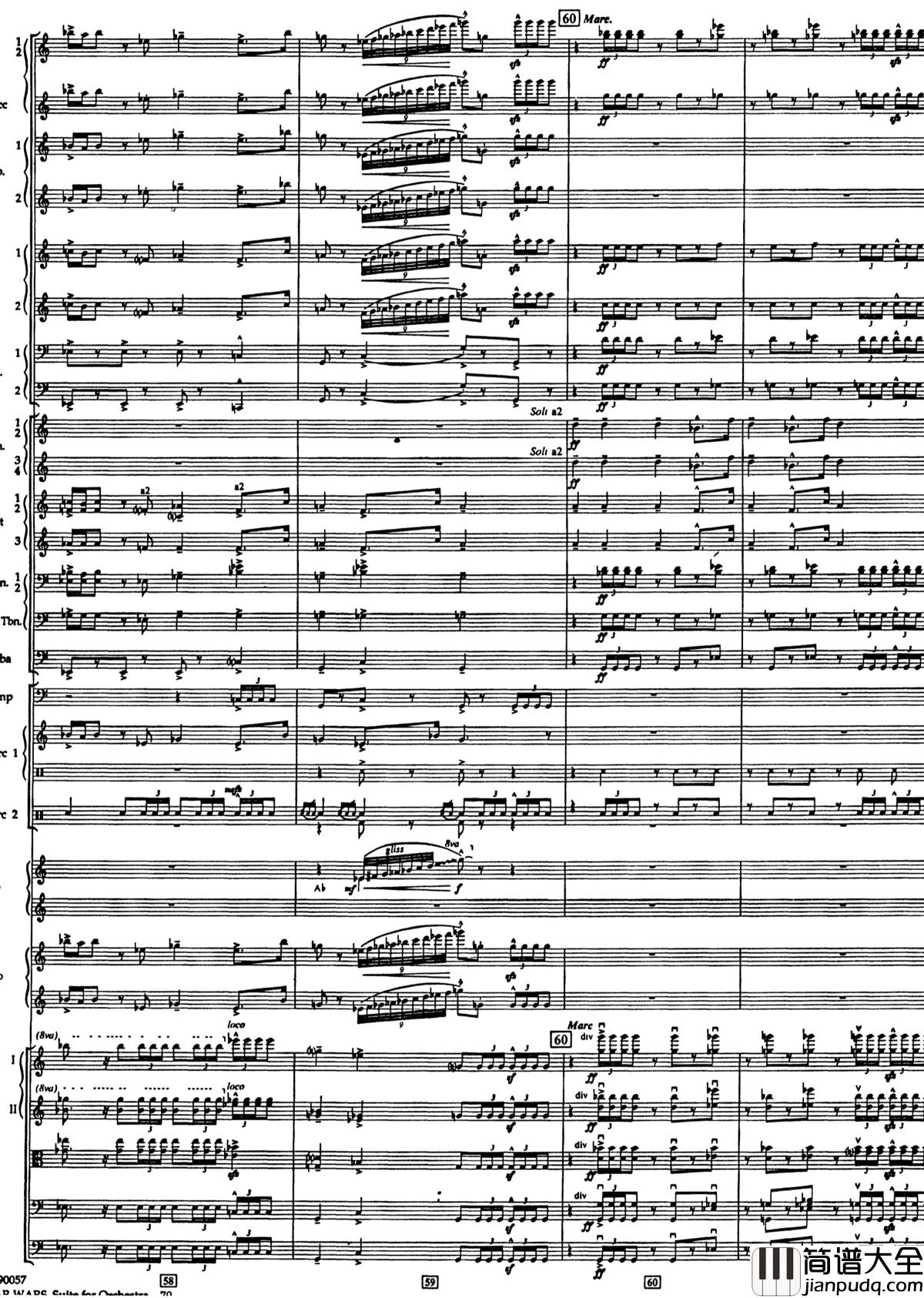帝国进行曲总谱钢琴谱_The_Imperial_March_Full_Orchestra_John_Williams