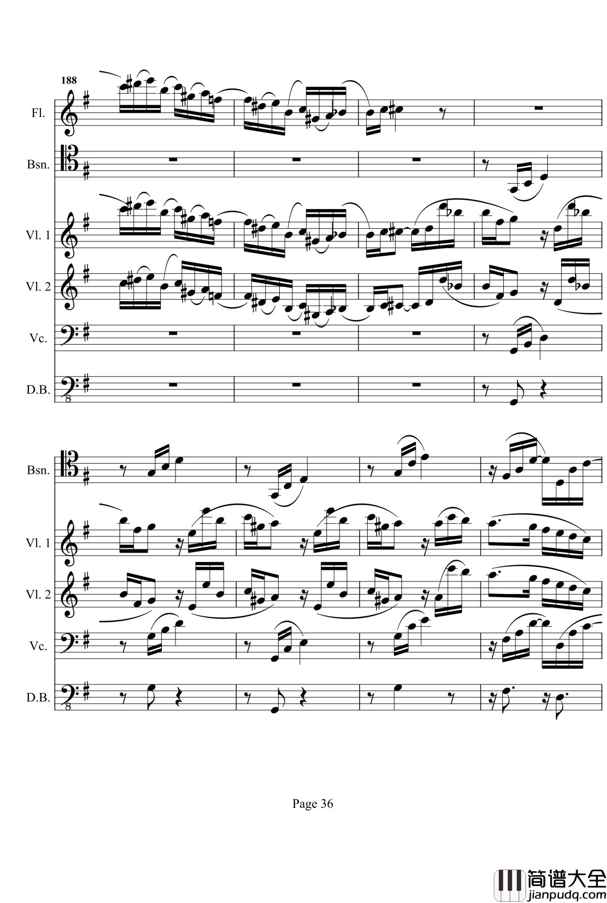 奏鸣曲之交响钢琴谱__第十首_Ⅰ_贝多芬_beethoven