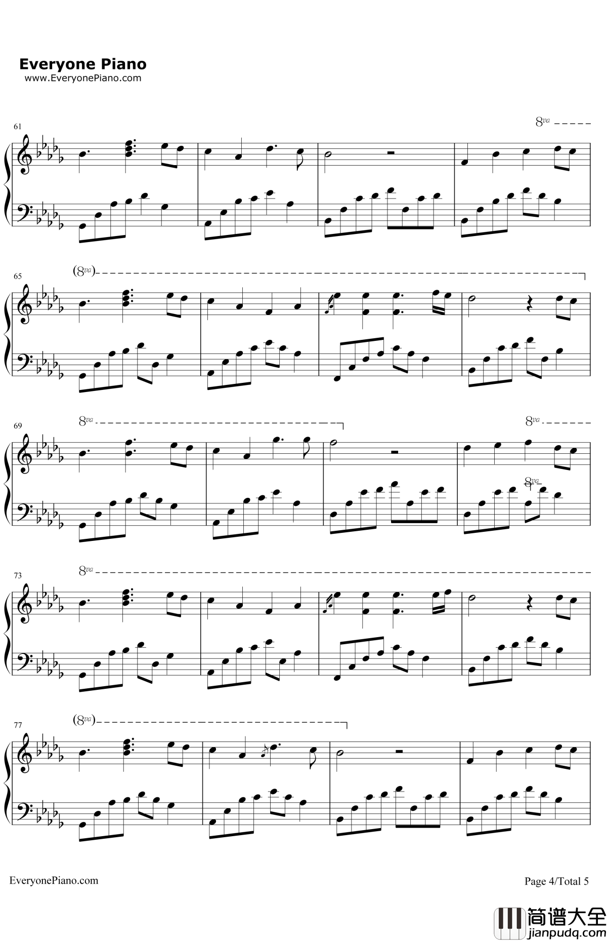 夜的钢琴曲18钢琴谱_石进