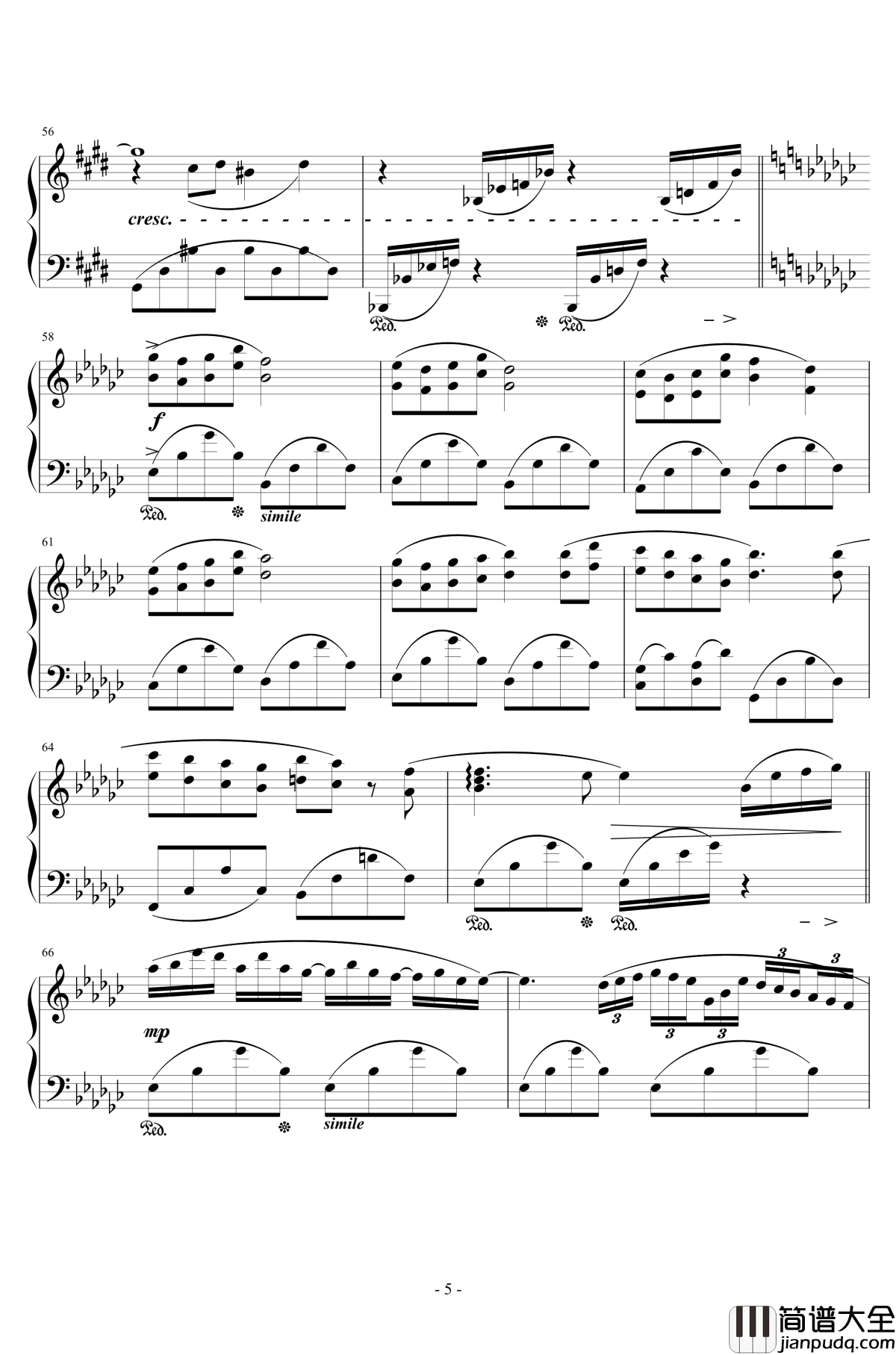 星之所在钢琴谱_完整版_Falcom_Sound_Team_JDK