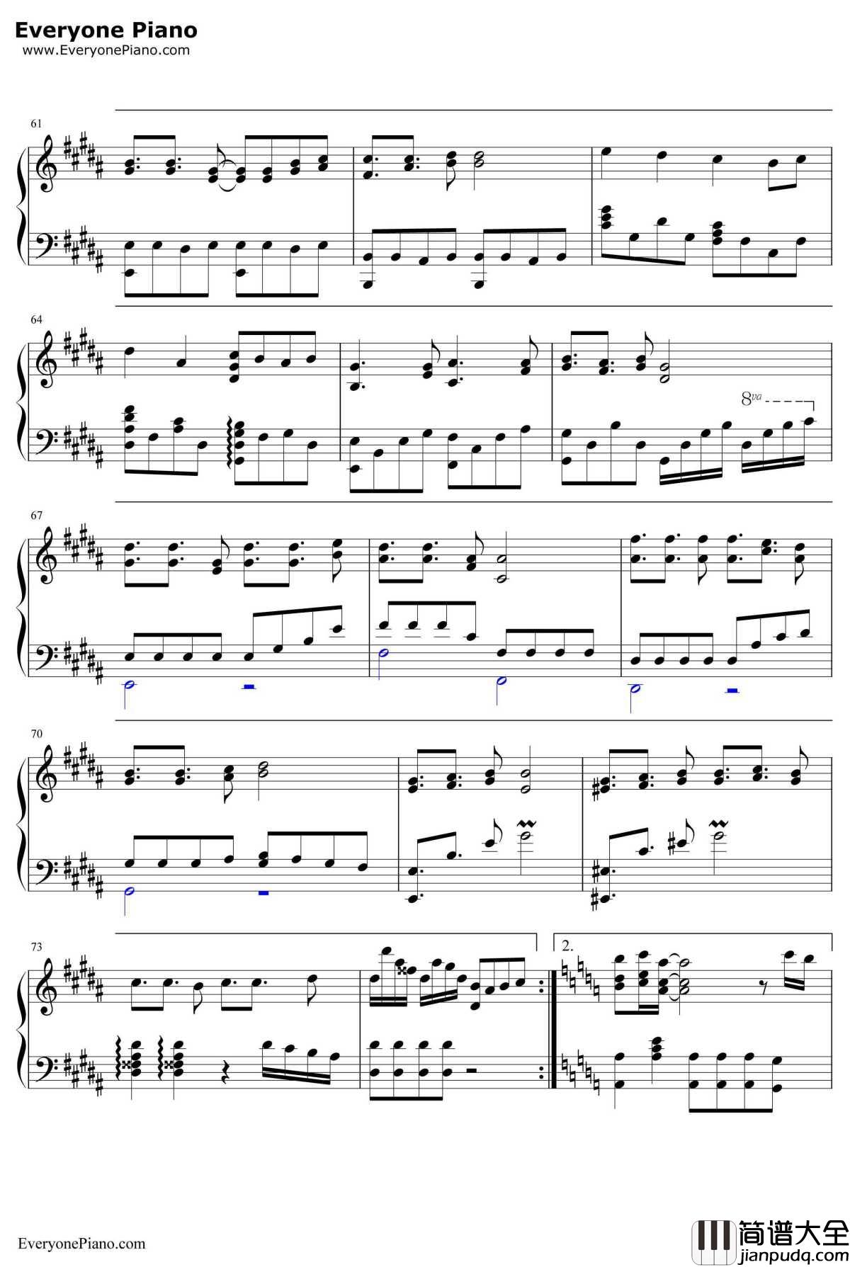LEVEL_5钢琴谱_fripSide_Judgelight_とある科学の超電磁砲Op2