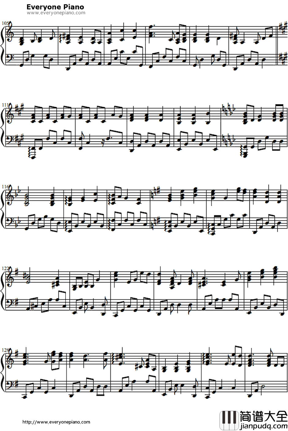 Fear_Not_This_Night钢琴谱_吉克隽逸_无惧此夜_激战2主题曲