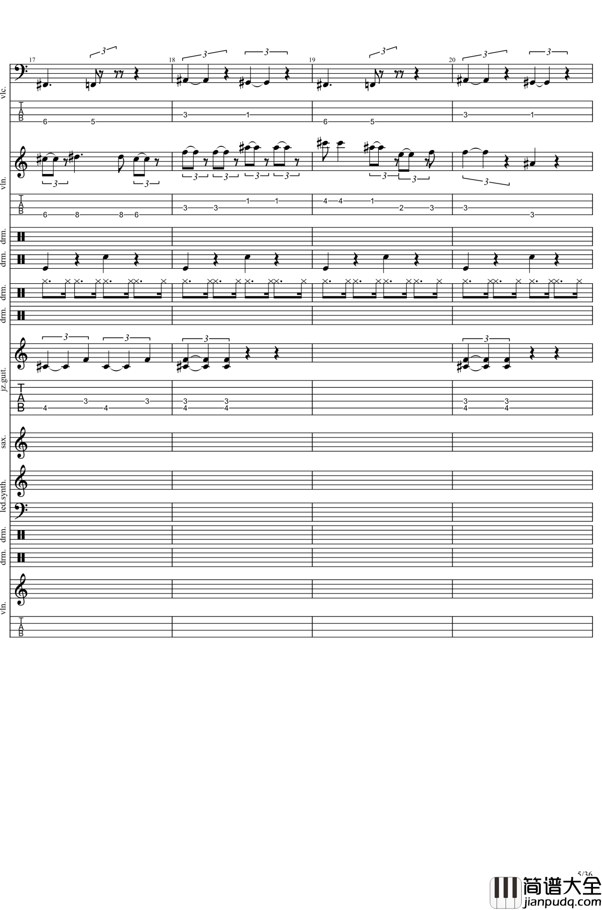 epic_sax_guy钢琴谱_ray_charles_hit_the_road_jack