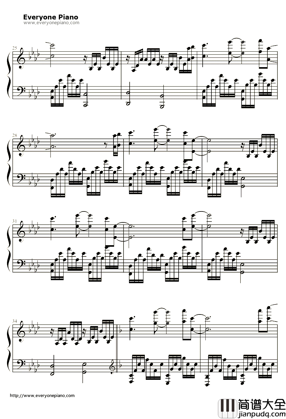Positive_Outlook钢琴谱_Diavid_Hoffner_神州十号发射成功BGM