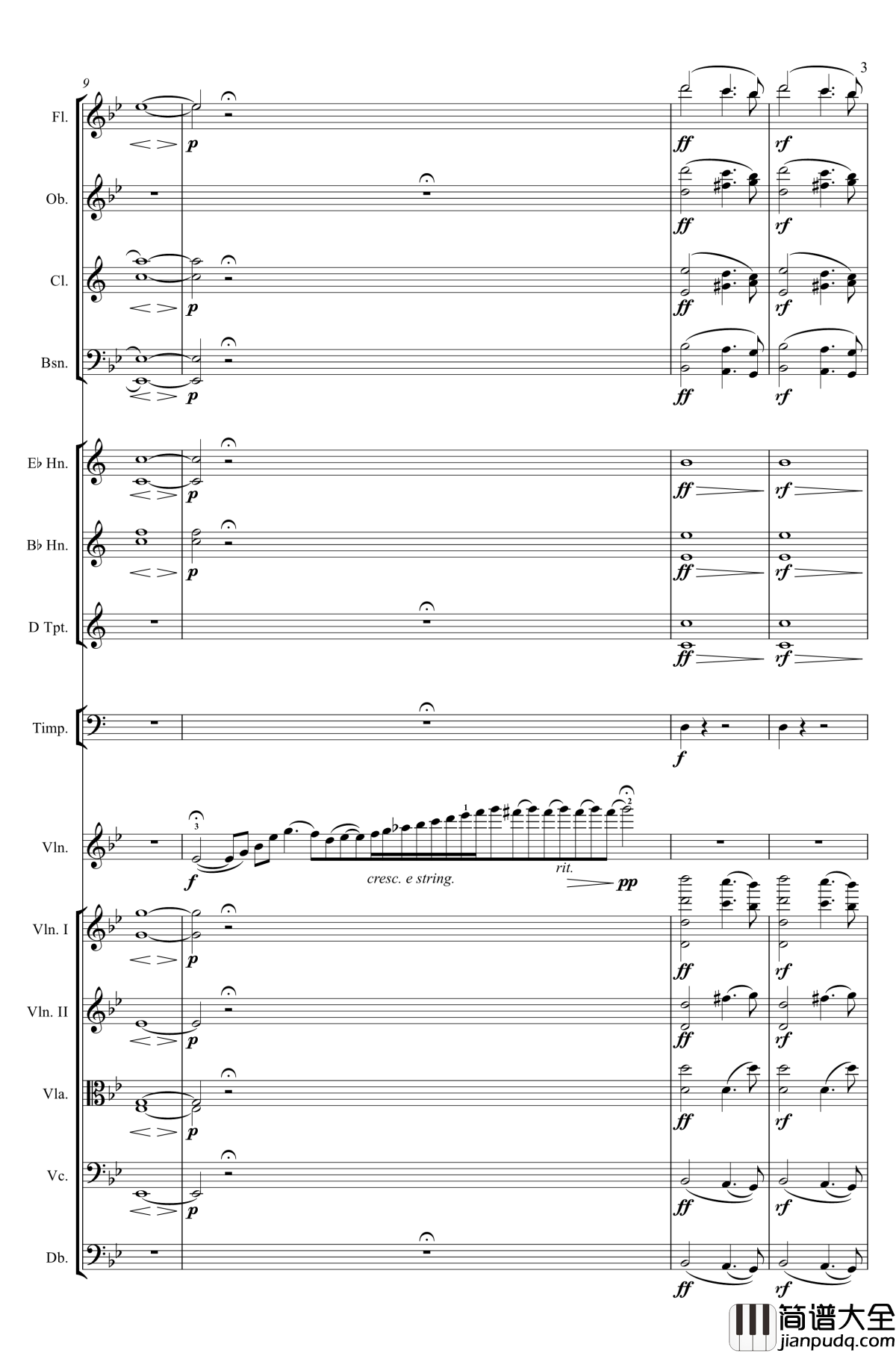 g小调第1小提琴协奏曲Op.26钢琴谱_第一乐章_Max_Bruch
