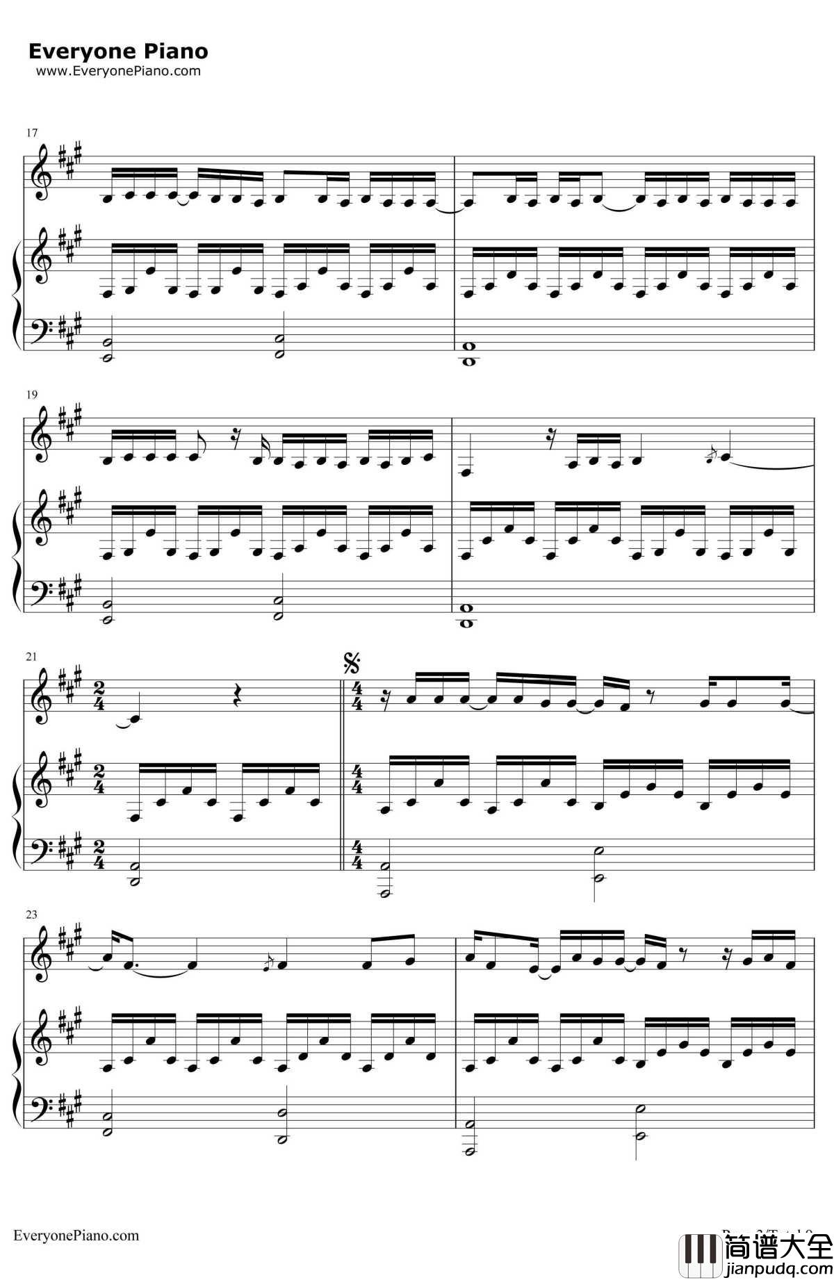 Some_one_Like_You原版钢琴谱_Adele
