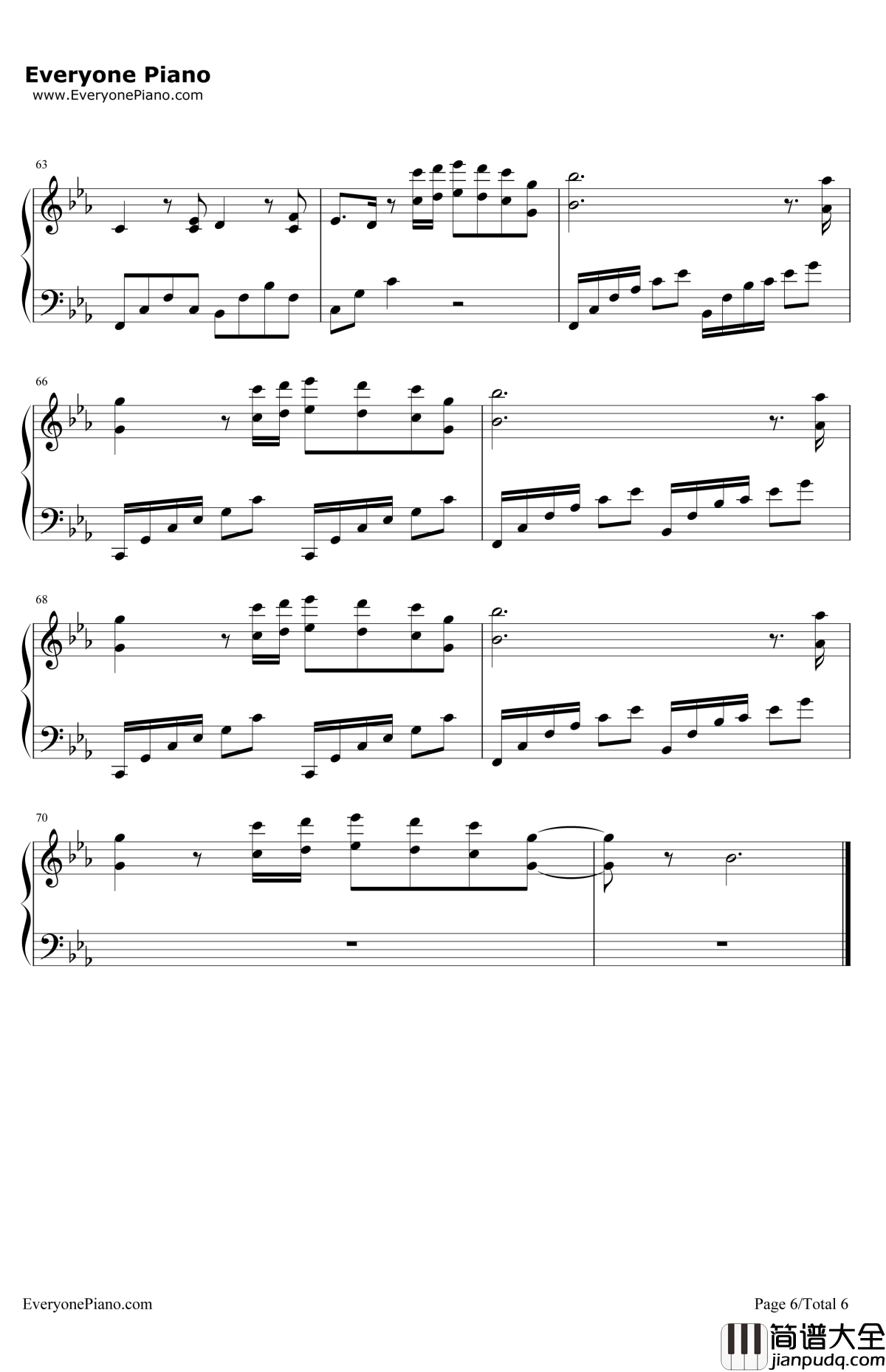 HymnfortheWeekend钢琴谱_Coldplay
