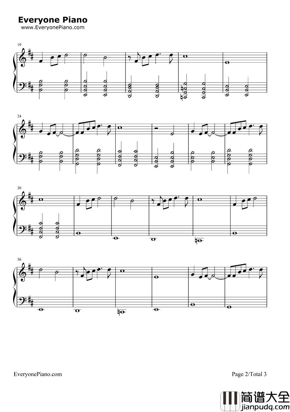 Sonne钢琴谱_Rammstein