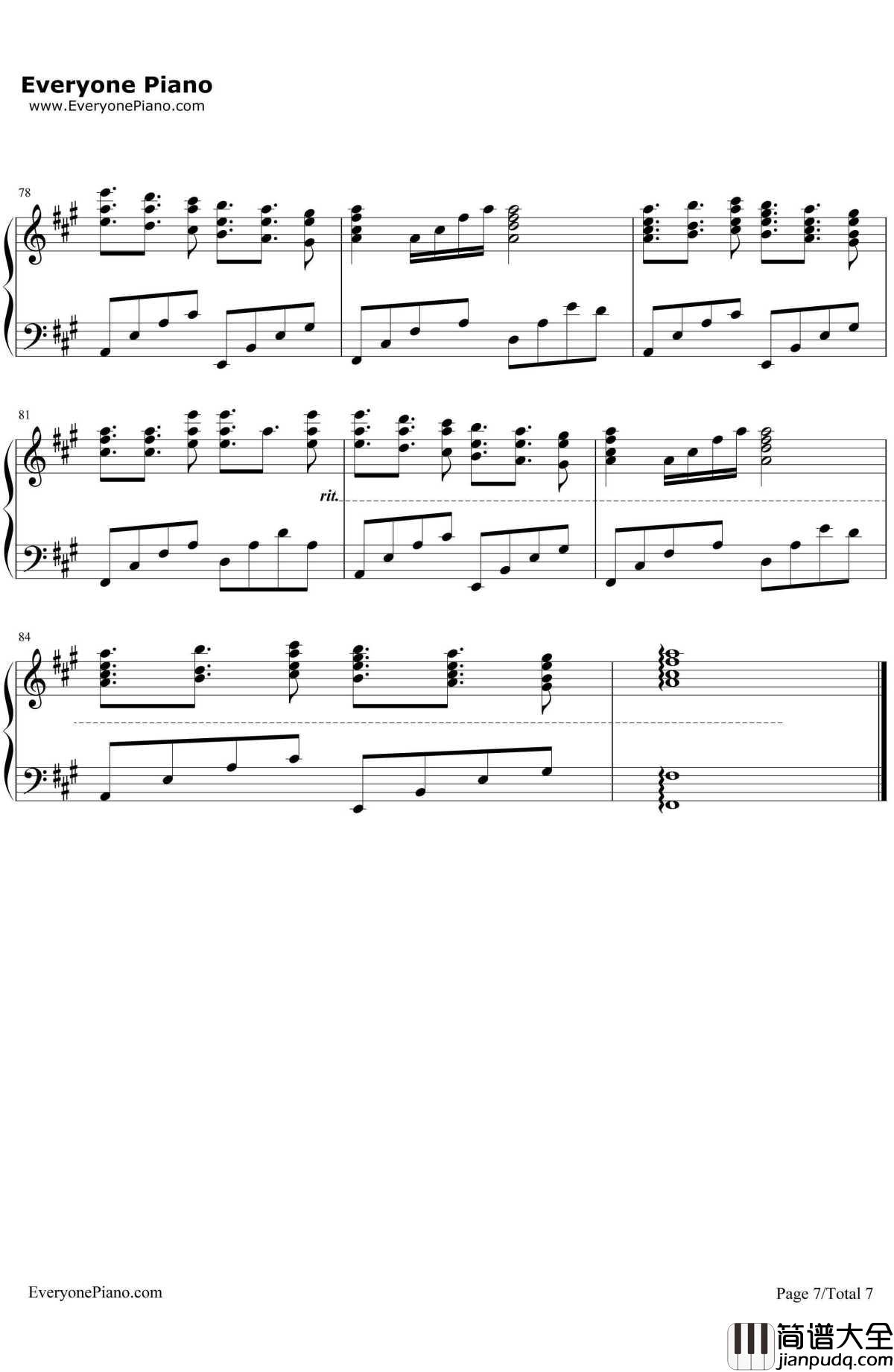 A_New_Day_Has_Come(真爱来临)钢琴谱_CelineDion