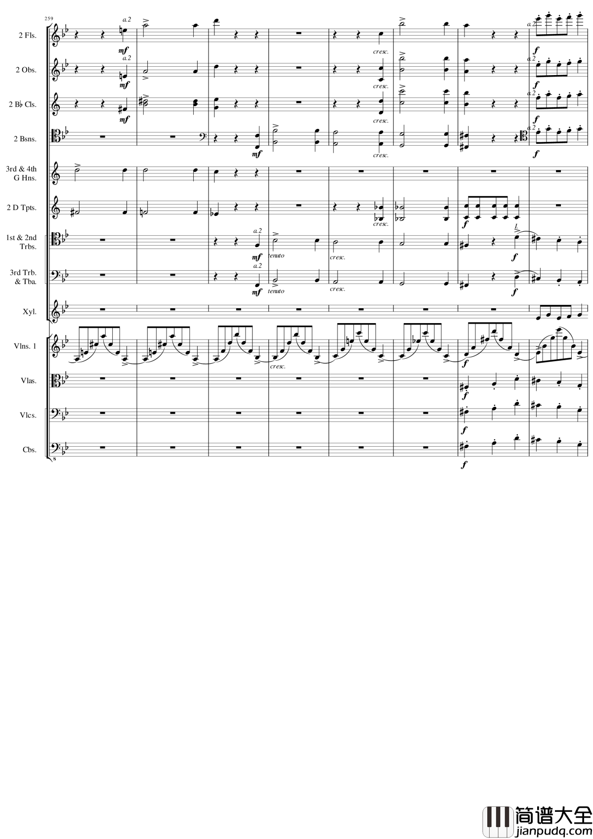 Danse_Macabre_Op.40钢琴谱_圣桑