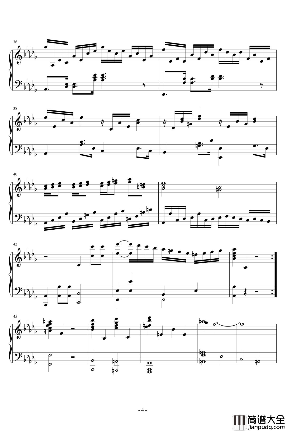 第二钢琴奏鸣曲第一乐章钢琴谱_nzh1934