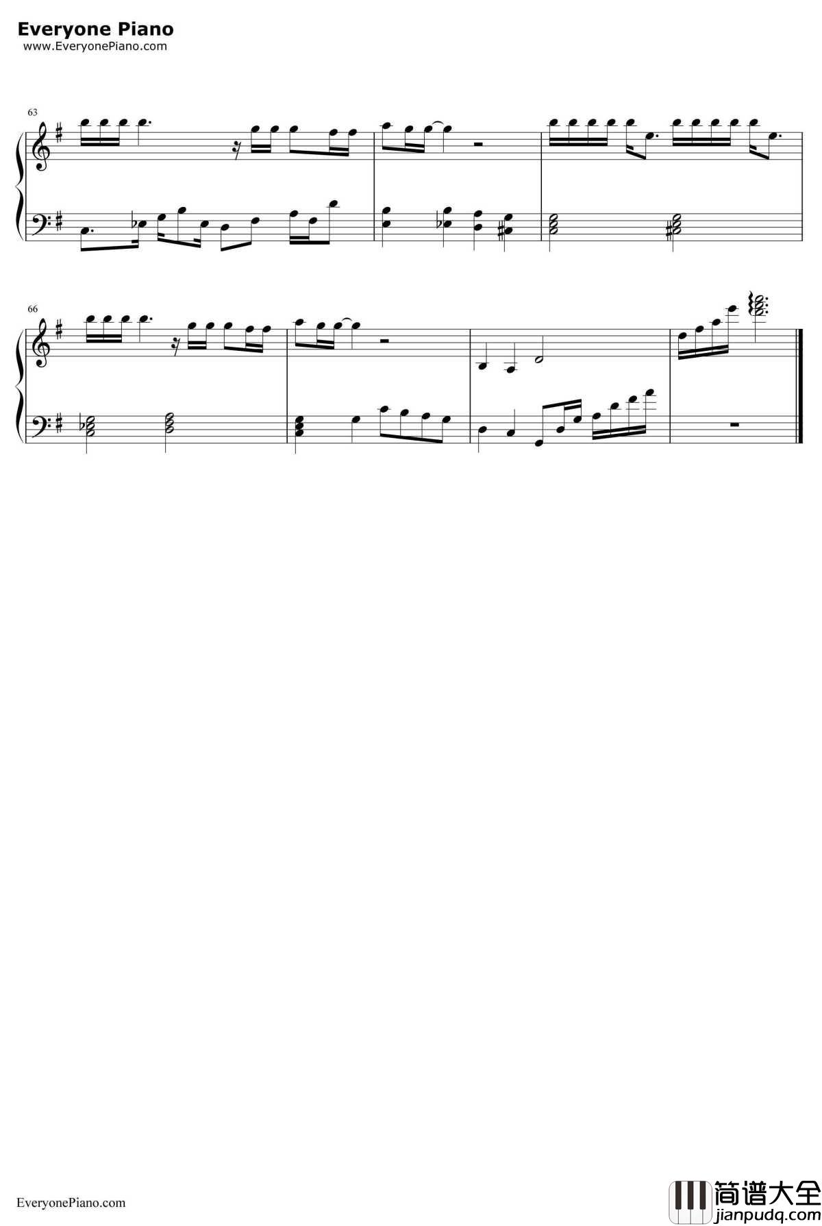 耿耿于怀钢琴谱_王笑文_最好的我们主题曲