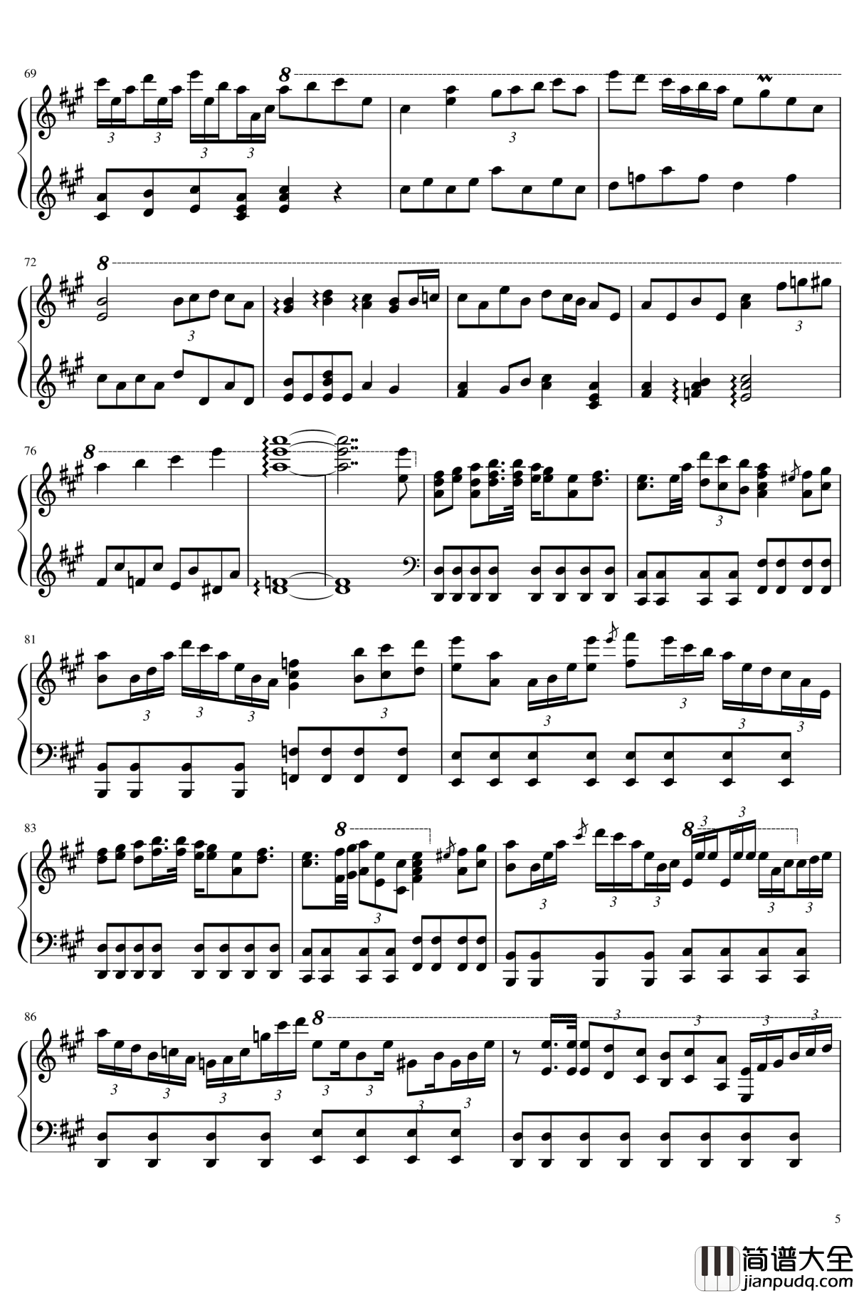 Aurora_Requiem钢琴谱_CosMo暴走P