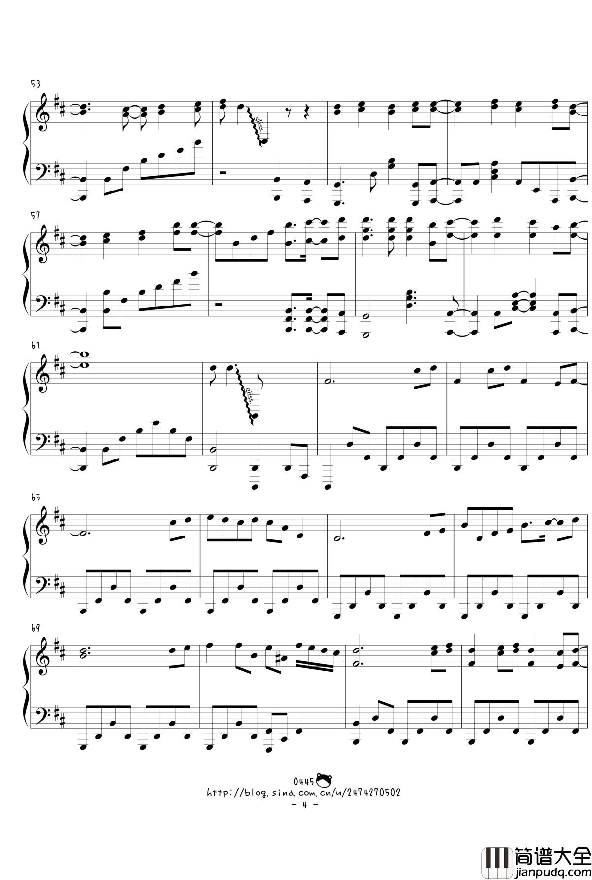 幻想游戏绀东方绀珠传组曲连弹钢琴谱_触手猴_东方project