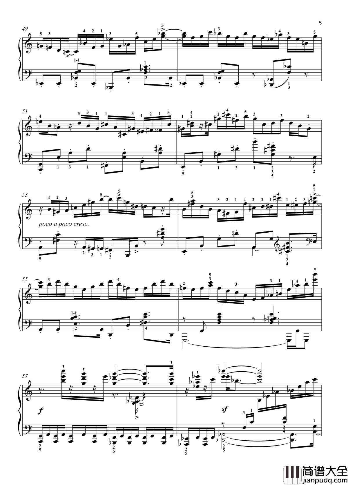 1._Prelude钢琴谱_带指法_八首音乐会练习曲_Eight_Concert_?tudes_Op_40___No.__爵士_尼古拉·凯帕斯汀