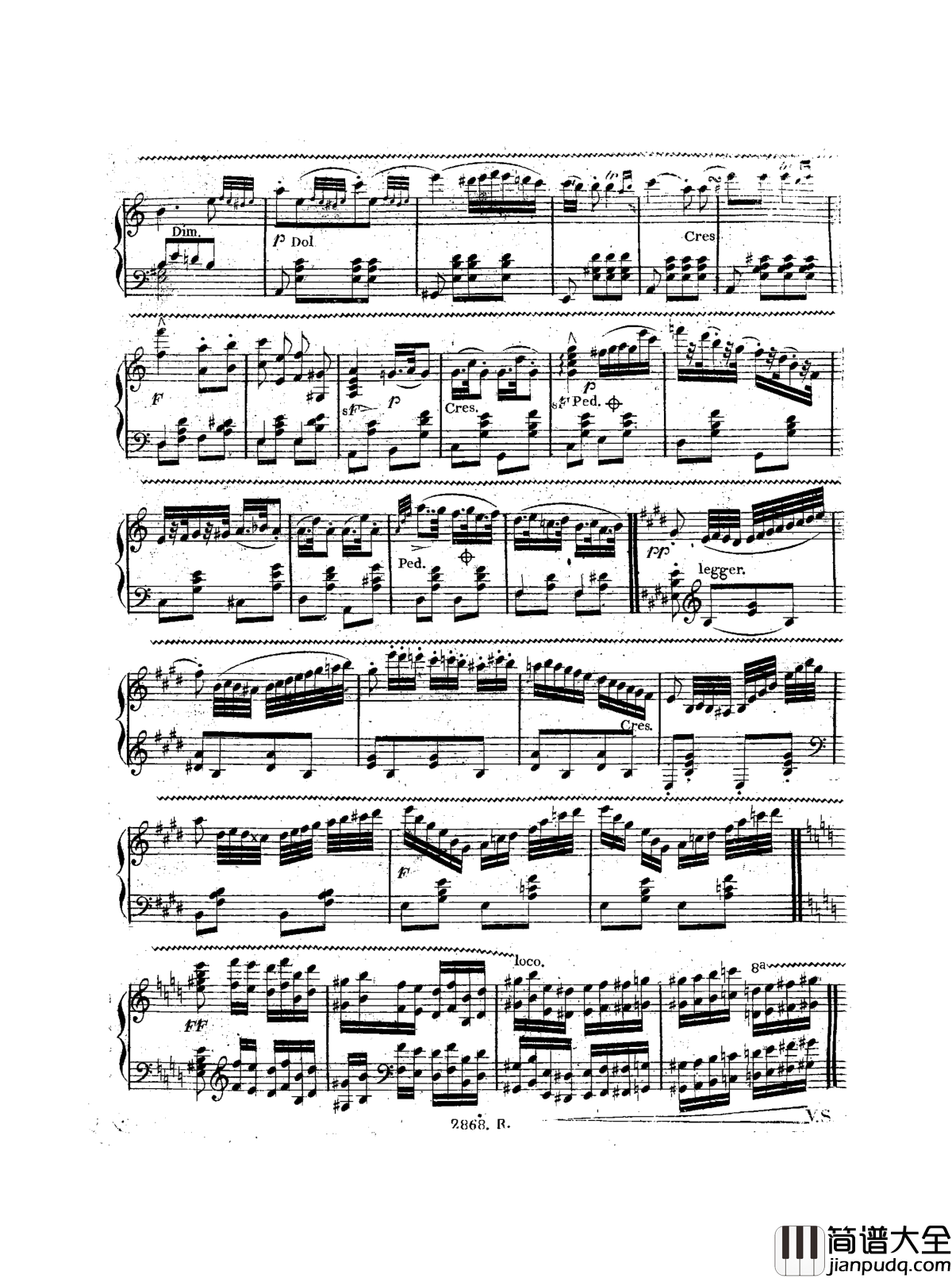 a小调钢琴协奏曲__Op.214钢琴谱_车尔尼_Czerny