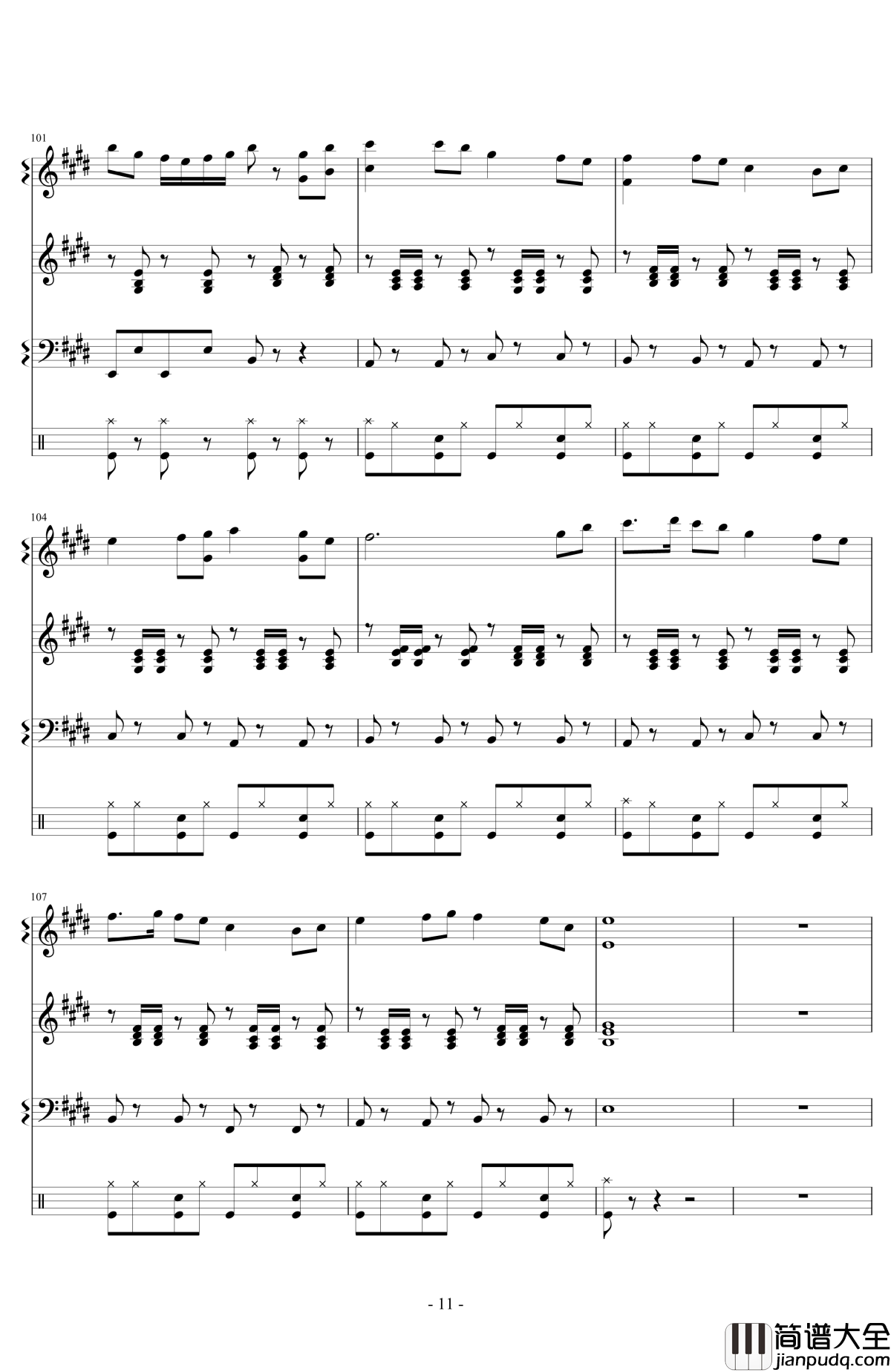 Monody钢琴谱_The_Fat_Rat_坚持下去,记忆永不褪色