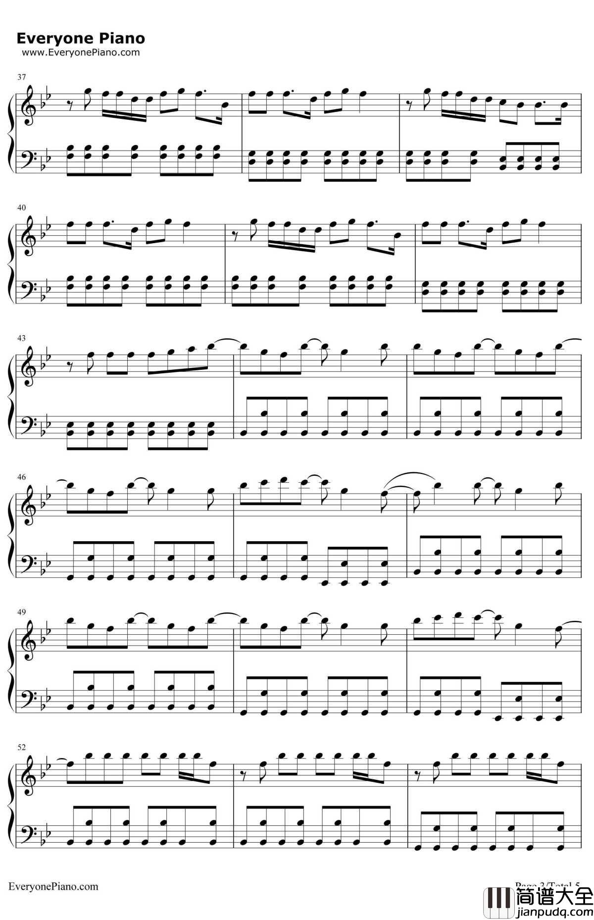 Roar（灵魂咆哮）钢琴谱_KatyPerry