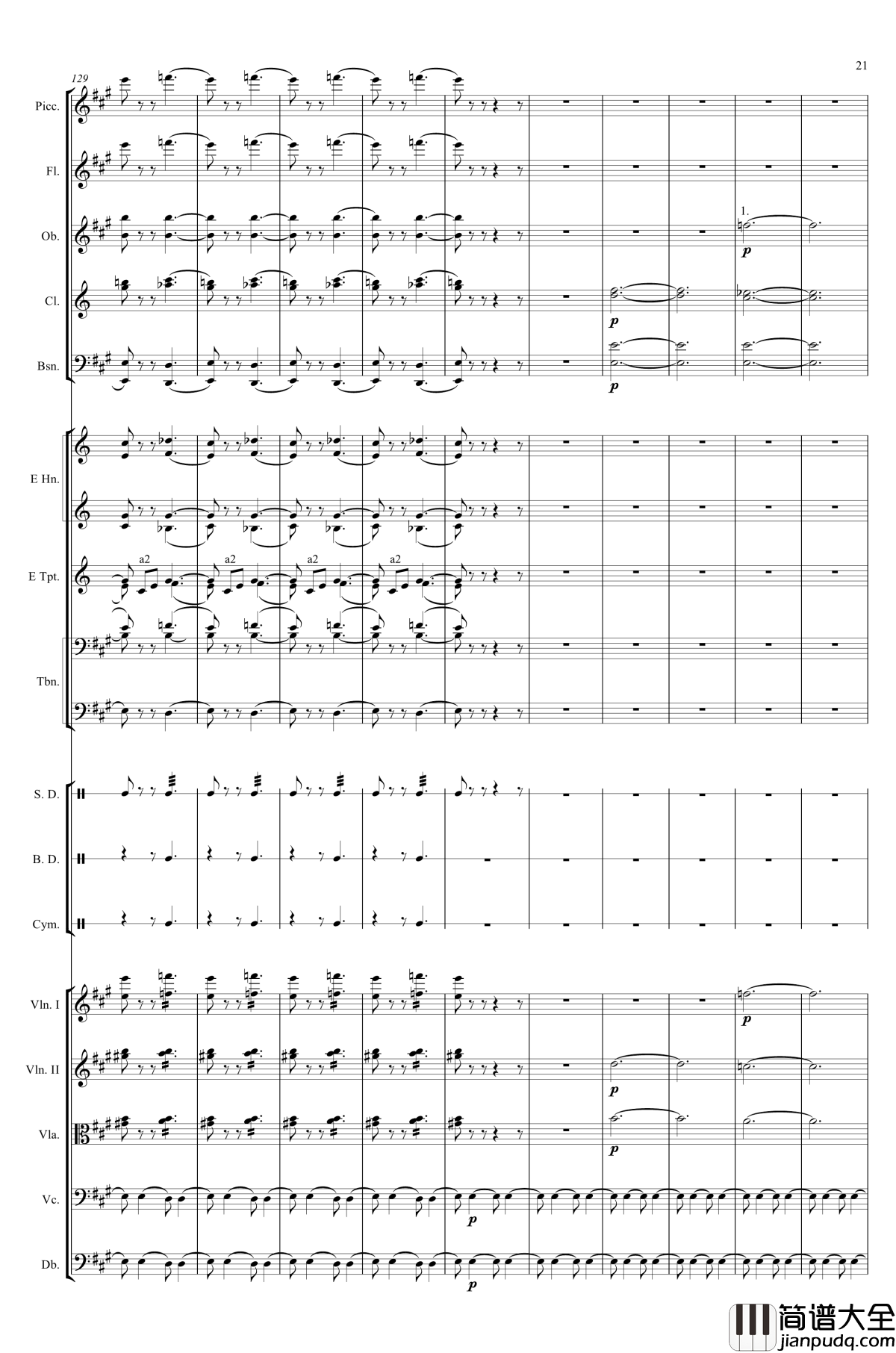 轻骑兵序曲钢琴谱_Franz_von_Suppe
