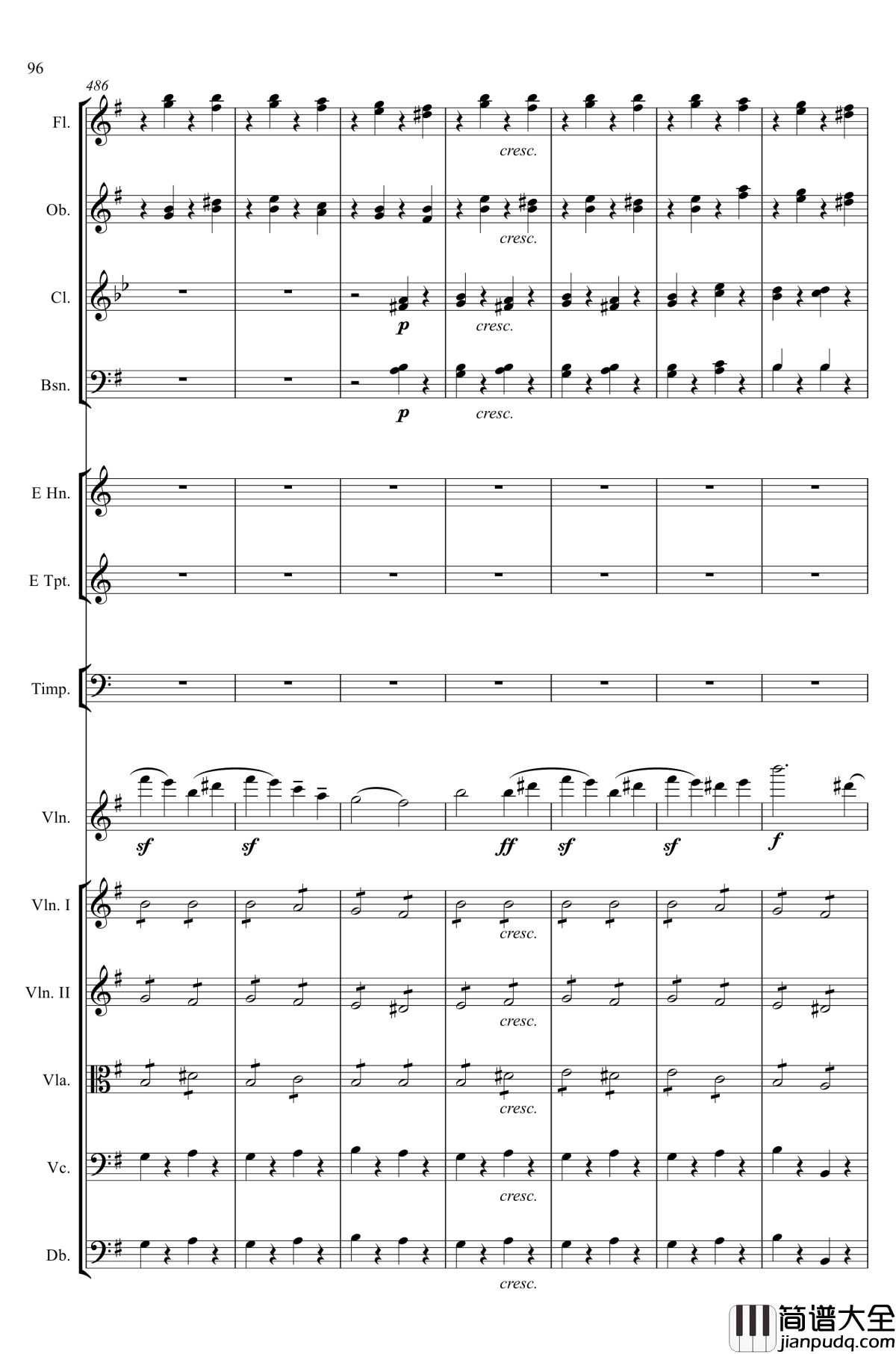 e小调小提琴协奏曲Op.64钢琴谱_第一乐章_门德尔松