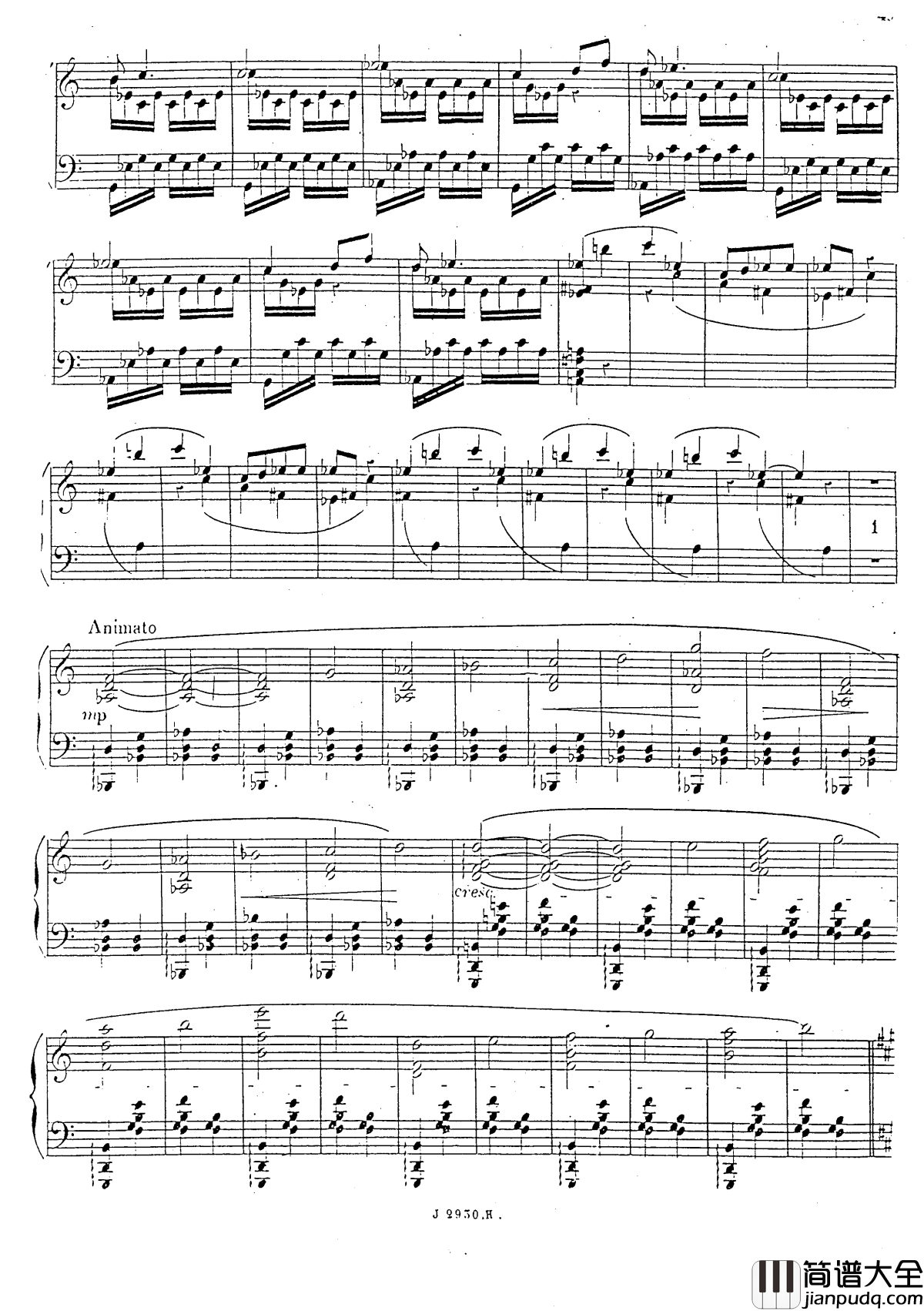 a小调第四钢琴奏鸣曲钢琴谱_安东_鲁宾斯坦__Op.100