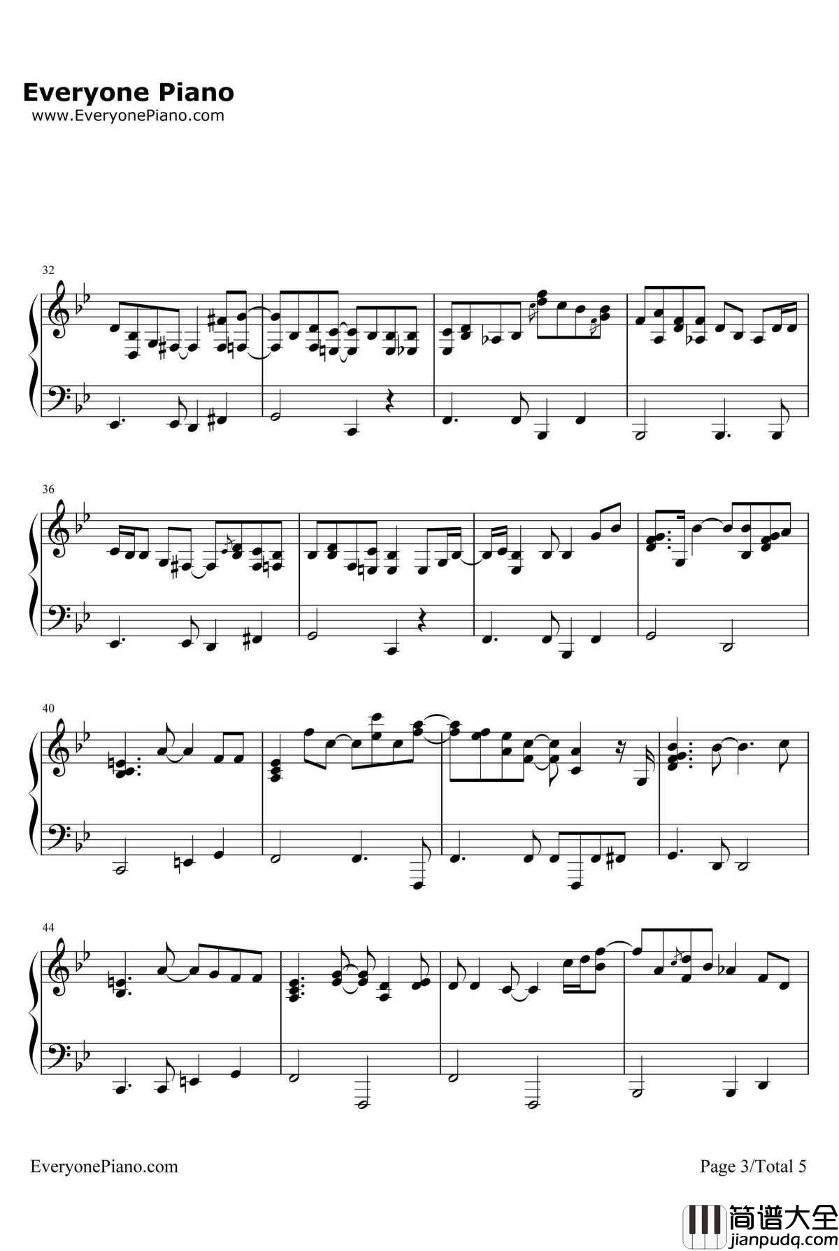 Don't_Know_Why钢琴谱_NorahJones 诺拉·琼斯
