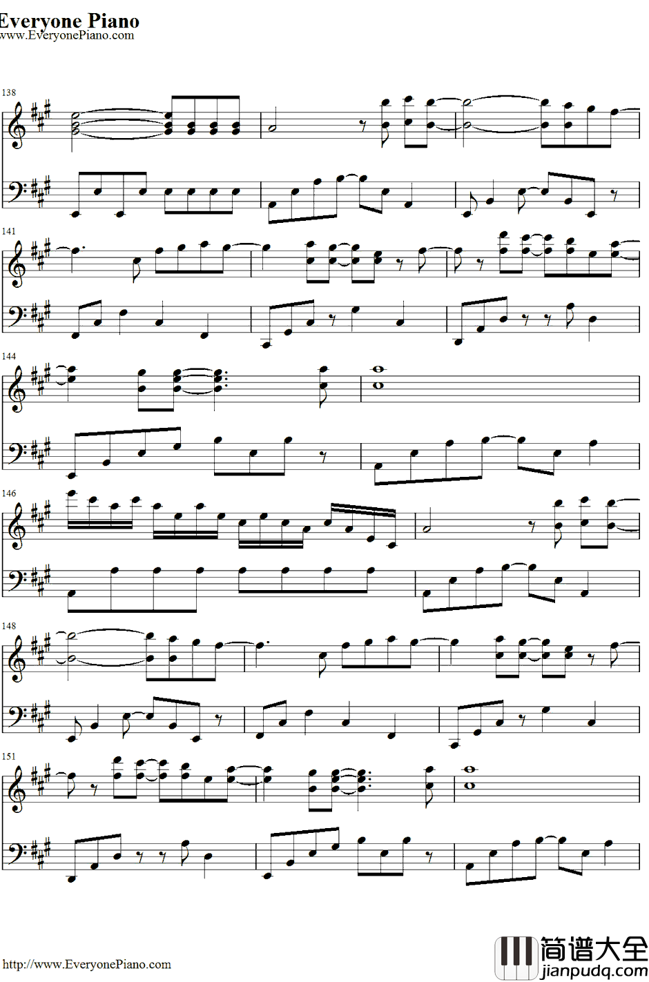 To_Love_You_More钢琴谱_CelineDion_恋人よ〔恋人啊!〕主题曲