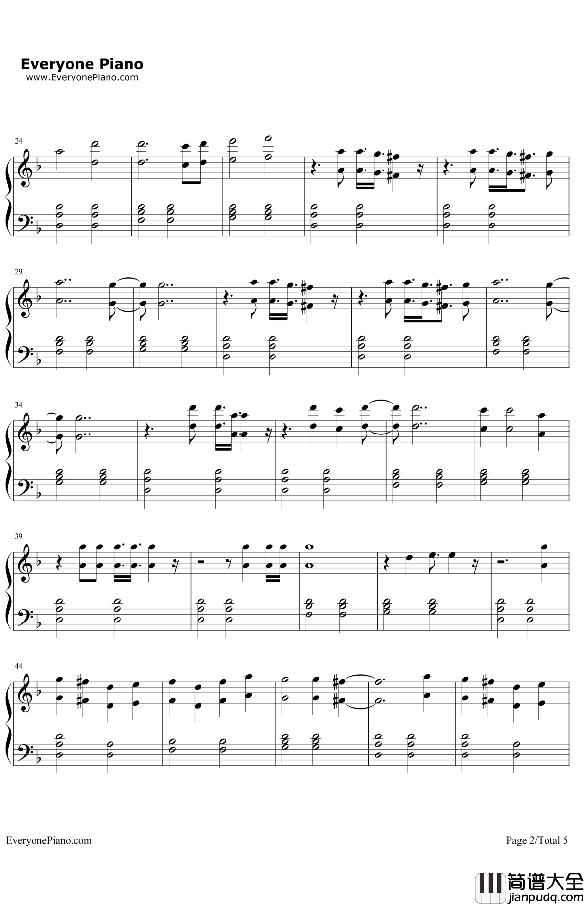 Sledgehammer钢琴谱_Rihanna_星际迷航3:超越星辰主题曲
