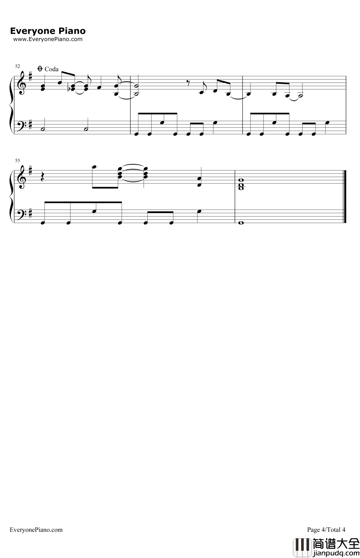 UGotNothin'onMe钢琴谱_DemiLovato