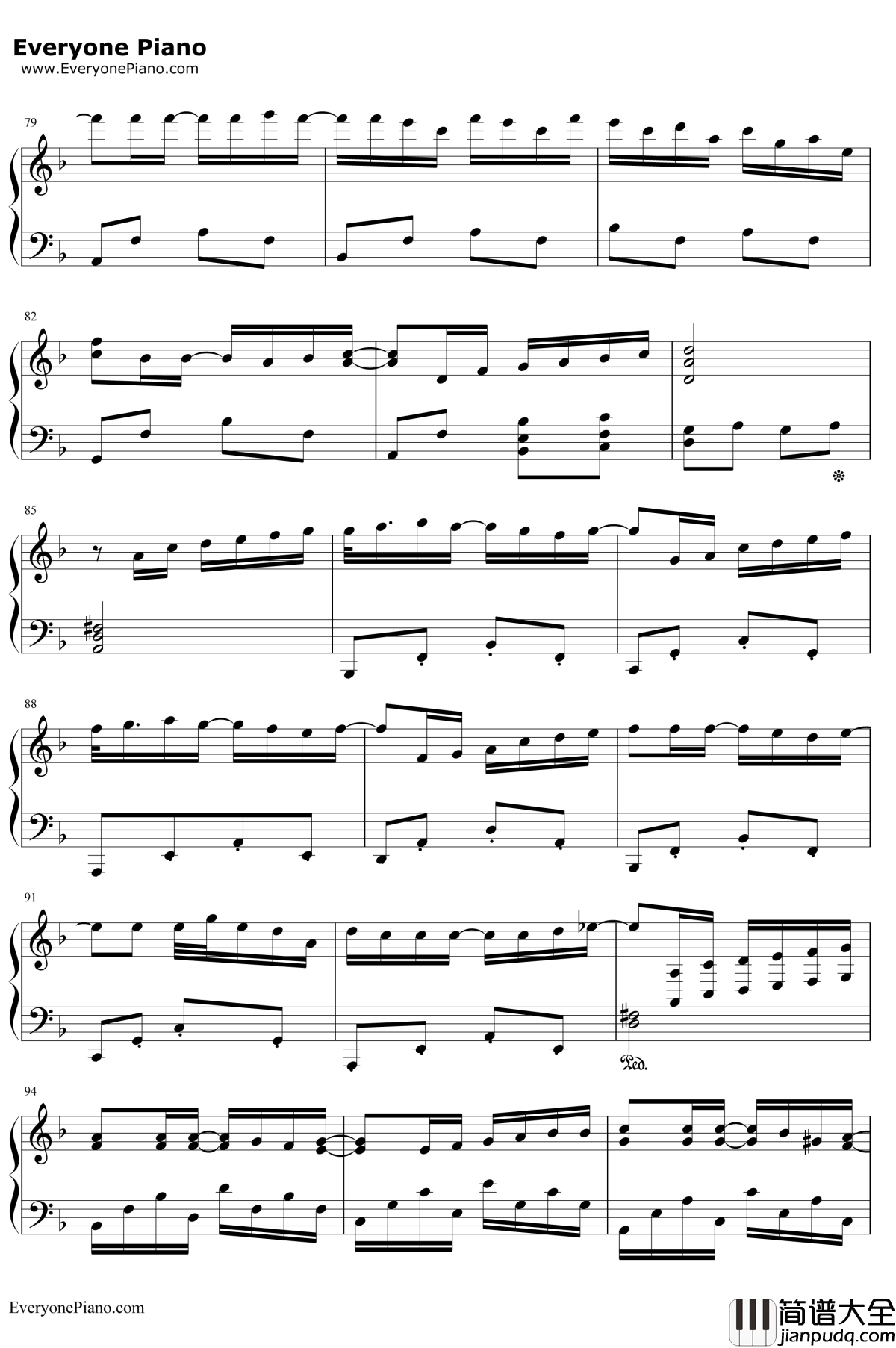 The_Letter钢琴谱_KIVΛ_Deemo背景音乐
