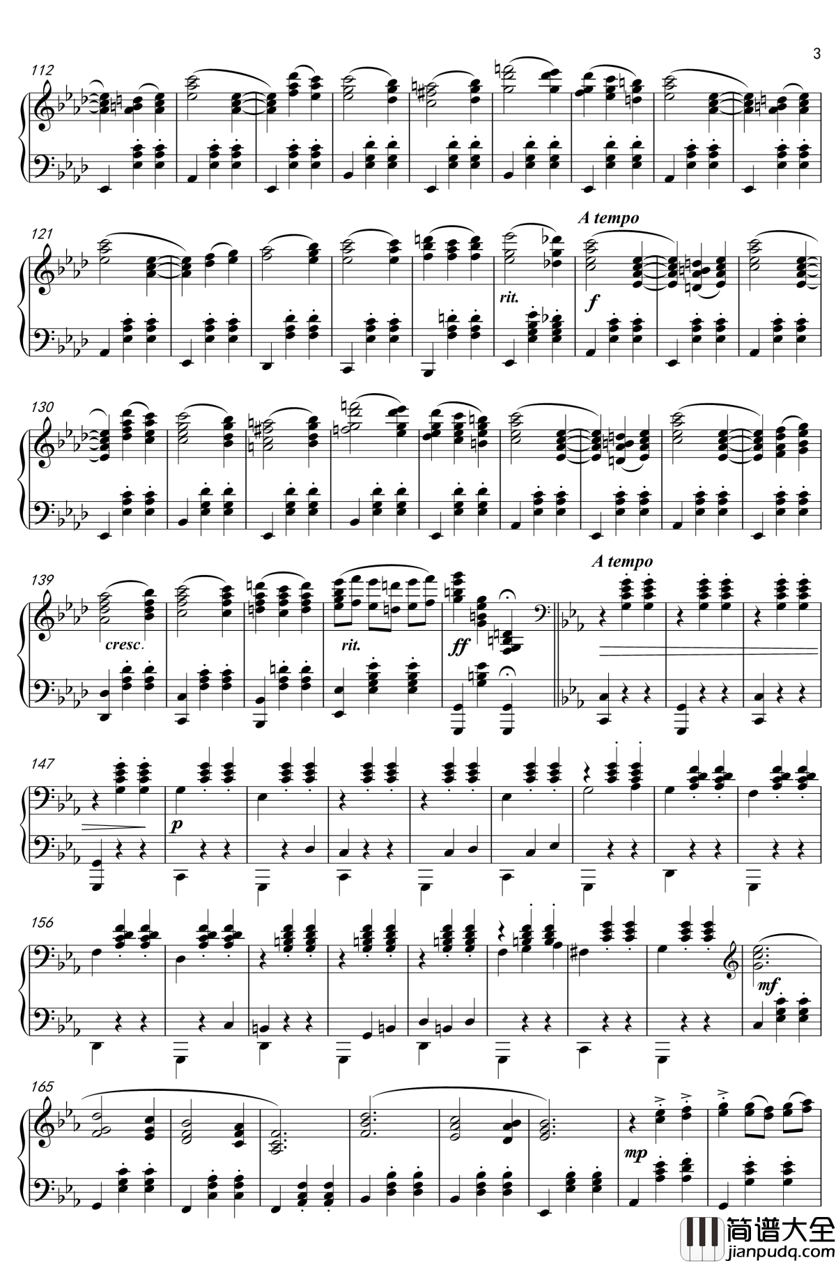 第二号华尔兹钢琴谱_the_Second_Waltz_Dimitri_Shostakovitch