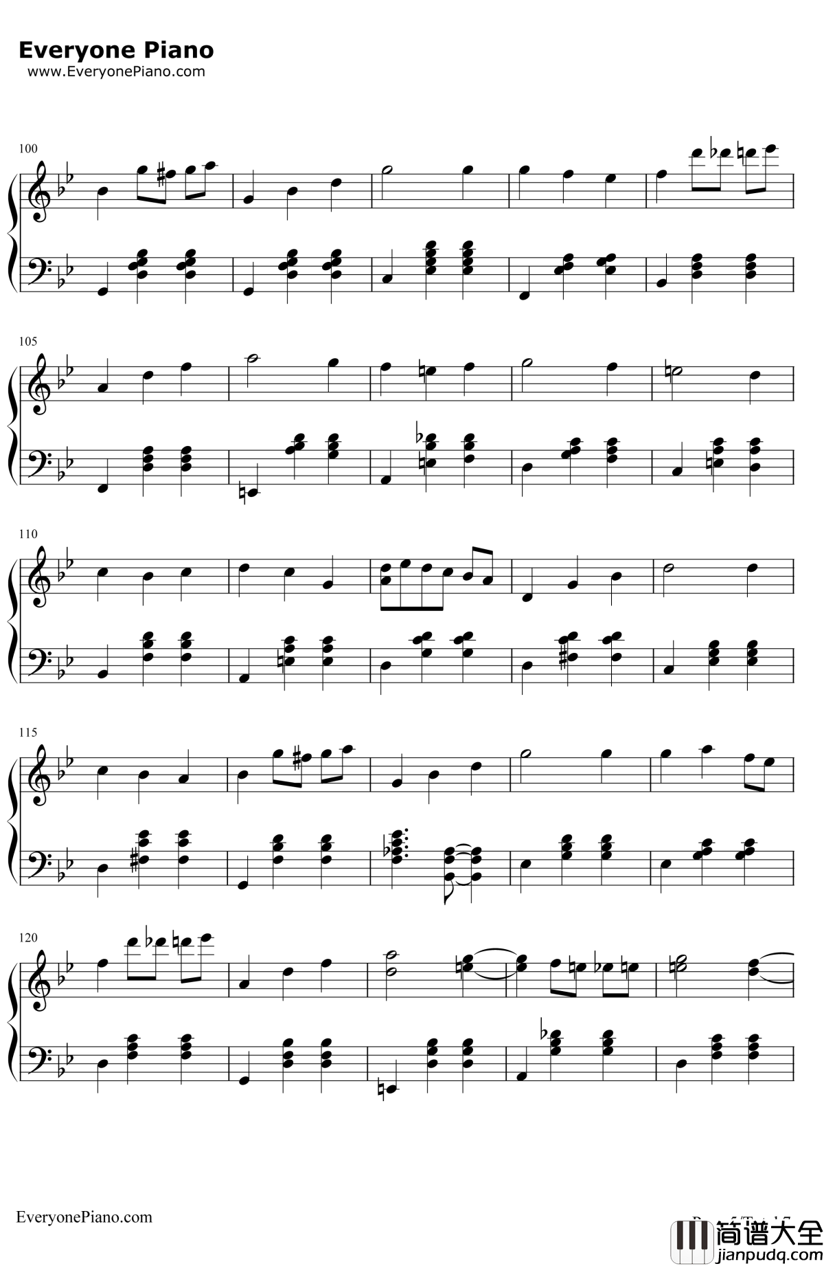 人生的旋转木马钢琴谱_久石让宫崎骏_哈尔的移动城堡主题曲