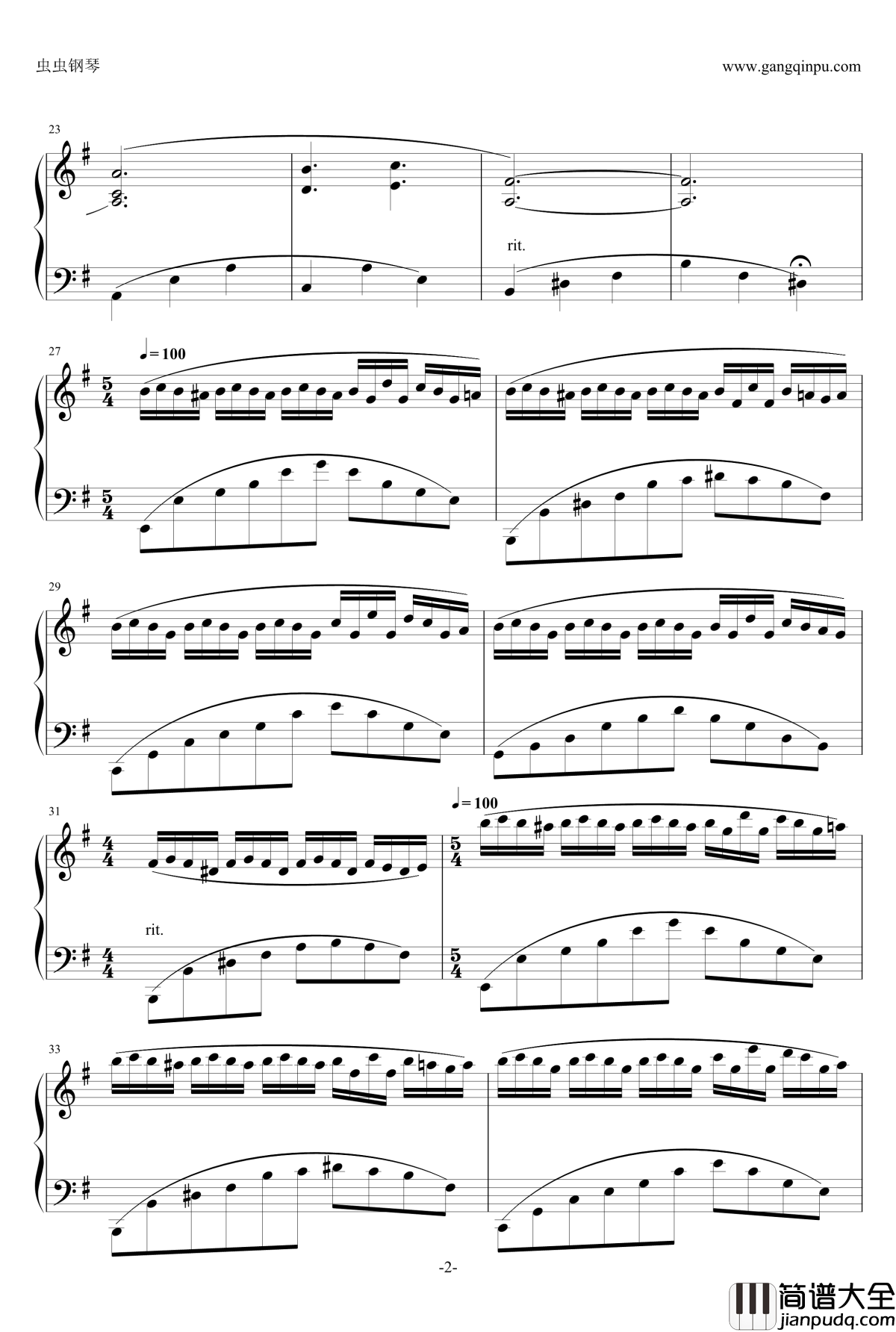 Les_Pluies钢琴谱_Oskar_Schuster
