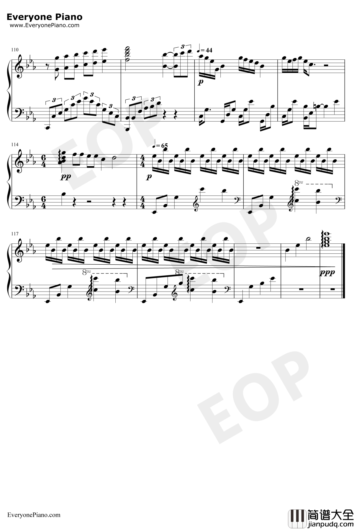 Bohemian_Rhapsody钢琴谱_马克西姆_完美版_波希米亚狂想曲