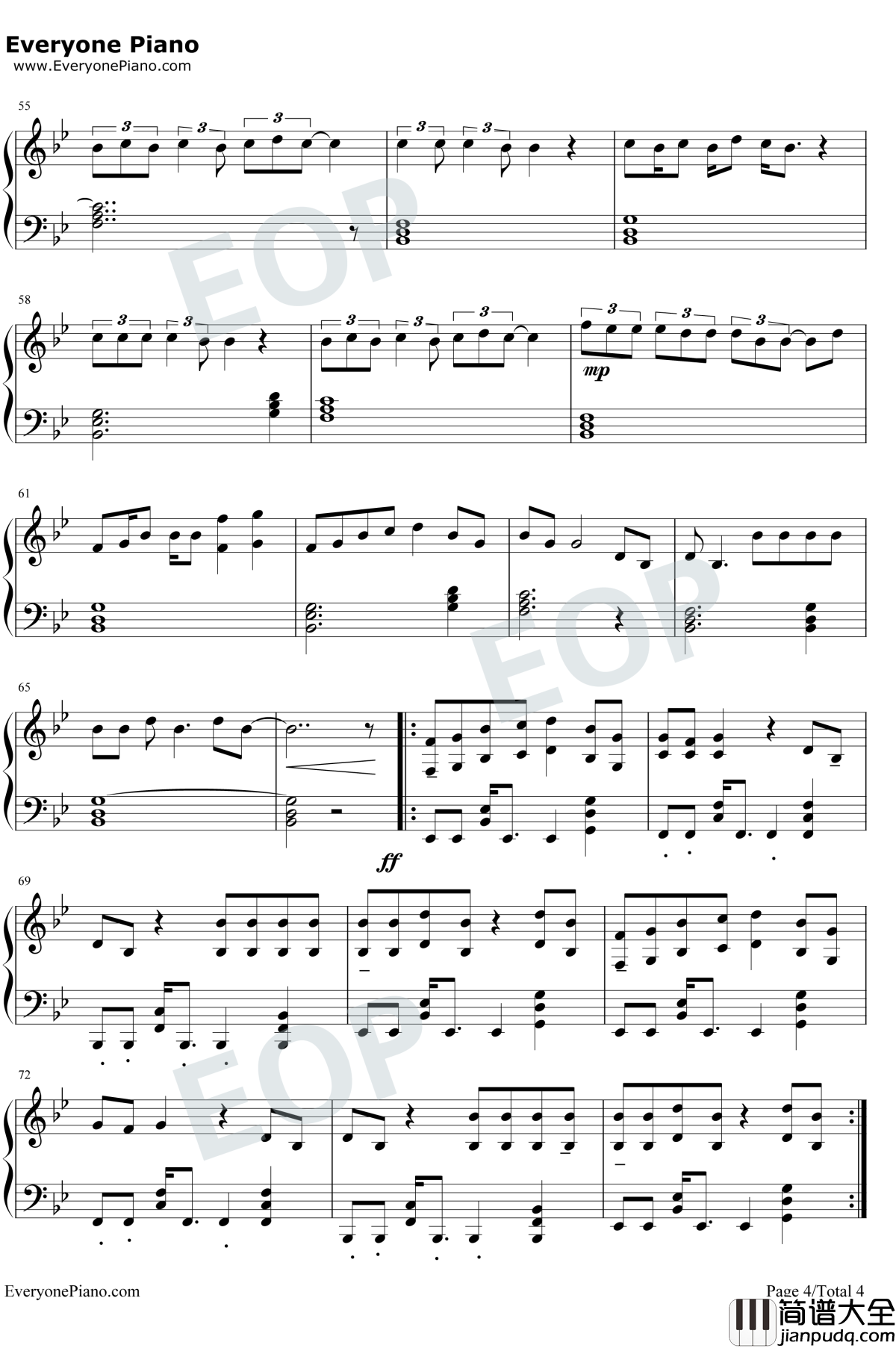 What_Lovers_Do钢琴谱_Maroon_5/SZA