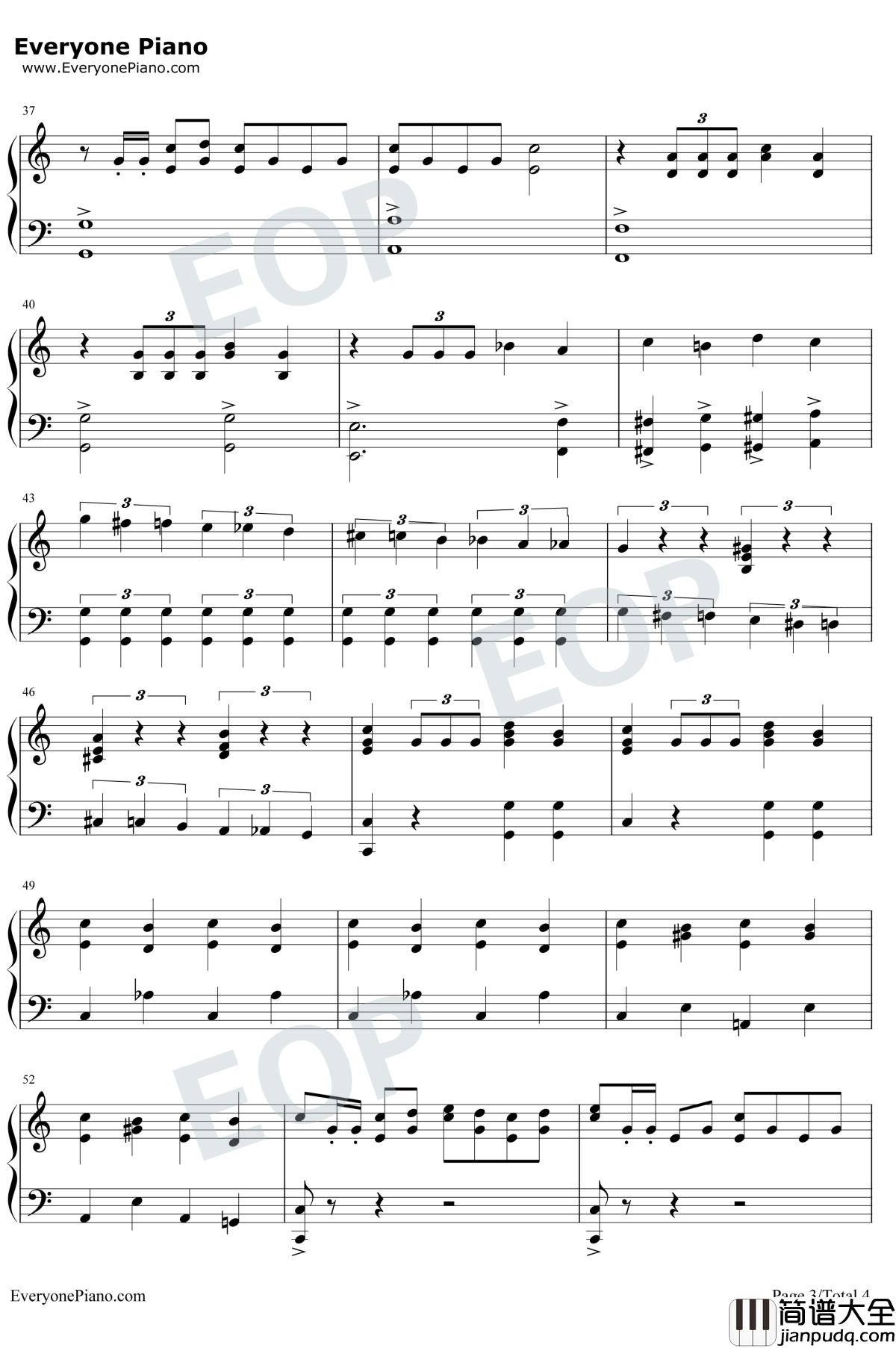 1812序曲钢琴谱_柴科夫斯基