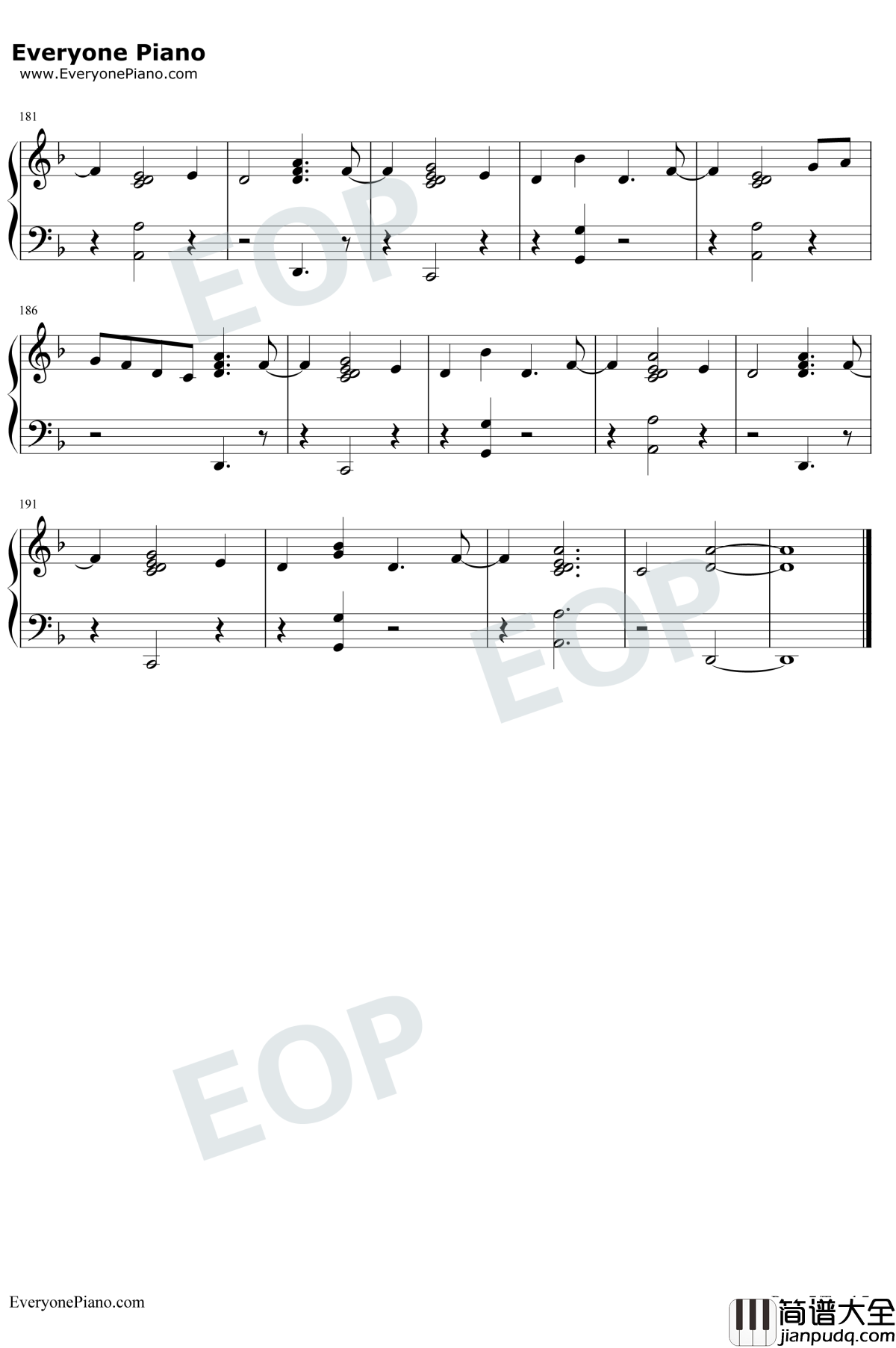Push_Back钢琴谱_Ne_Yo_/_Bebe_Rexha_/_Stefflon_Don