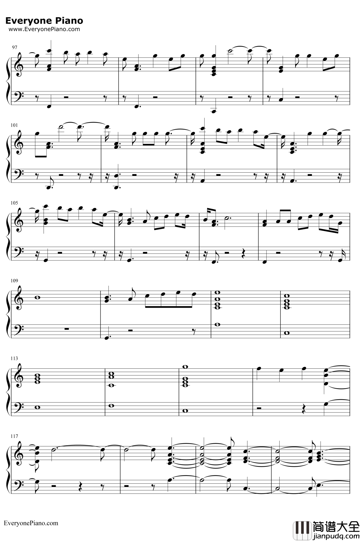 Capital_Letters钢琴谱_Hailee_Steinfeld