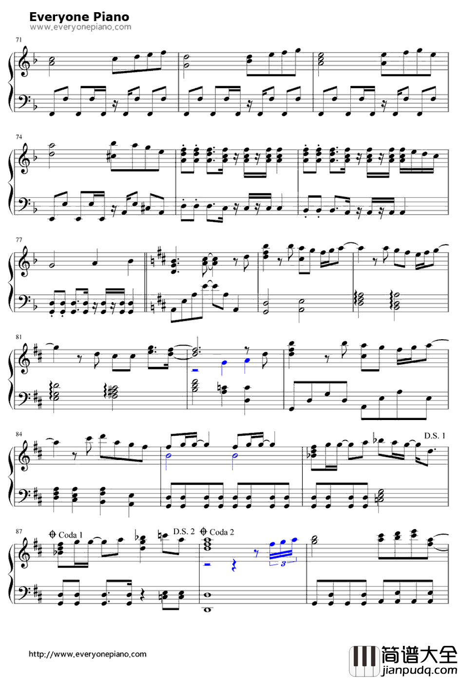 キミがいる钢琴谱_いきものがかり(生物股长)_萤之光2主题曲