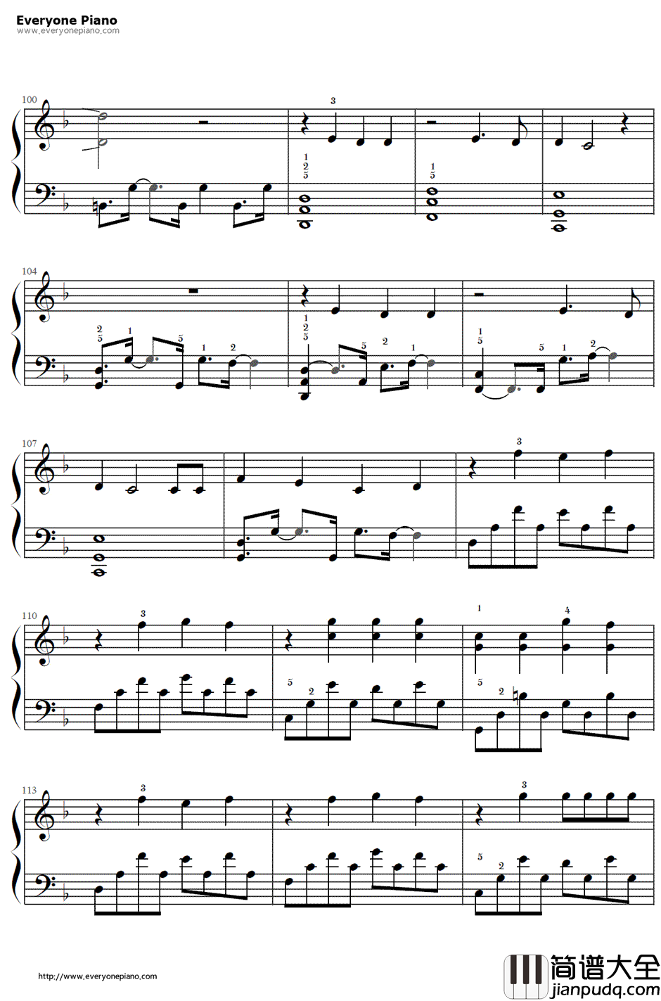 How_You_Remind_Me钢琴谱_Avril_Lavigne__海贼王剧场版:Z_主题曲