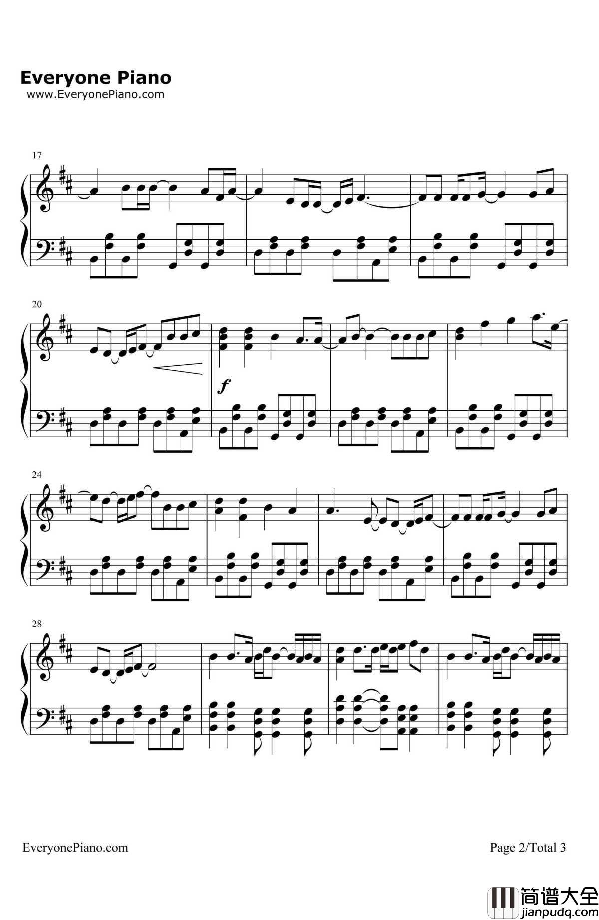 Wake_Me_Up钢琴谱_Avicii