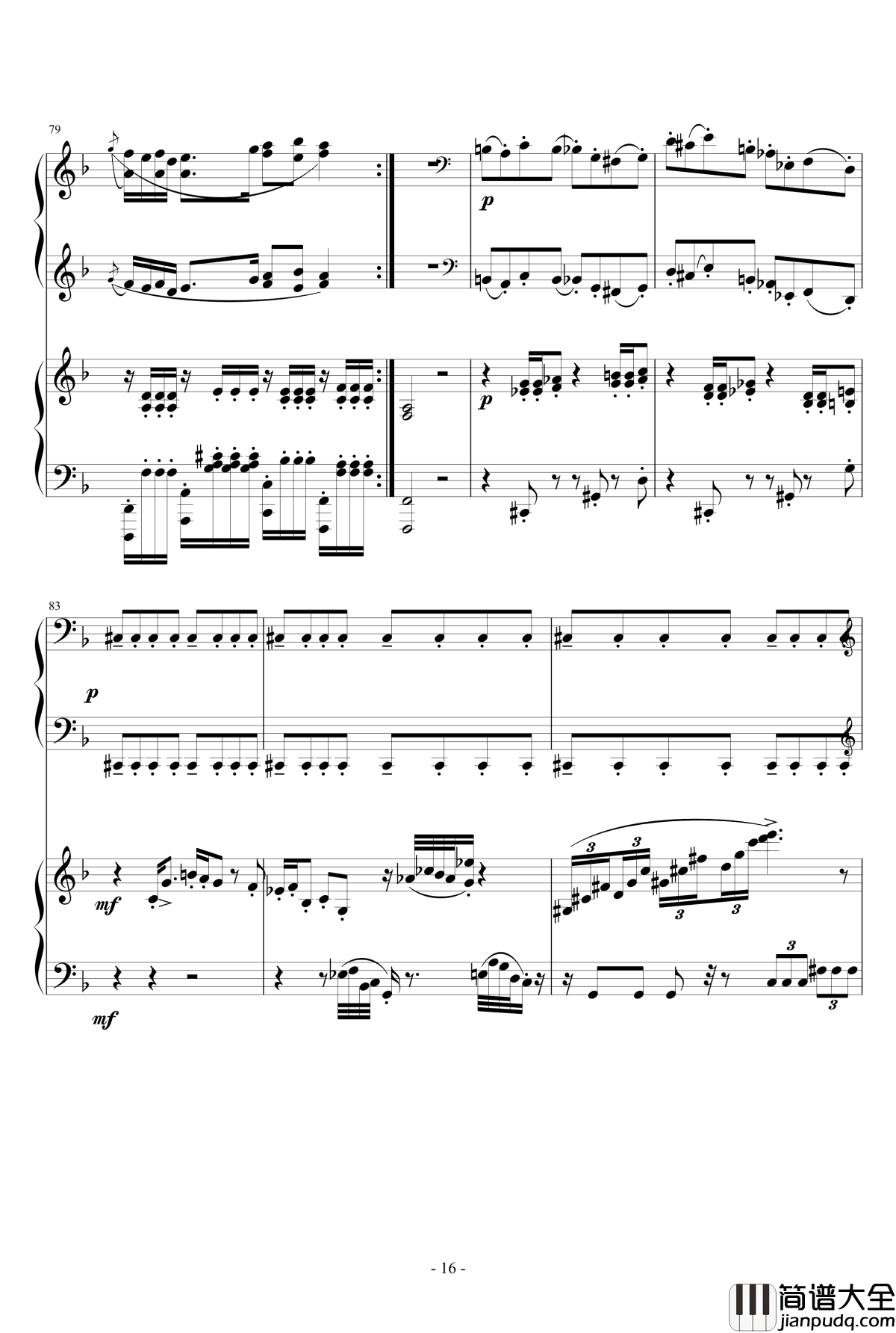 小温狂想曲_2.21钢琴谱_一个球