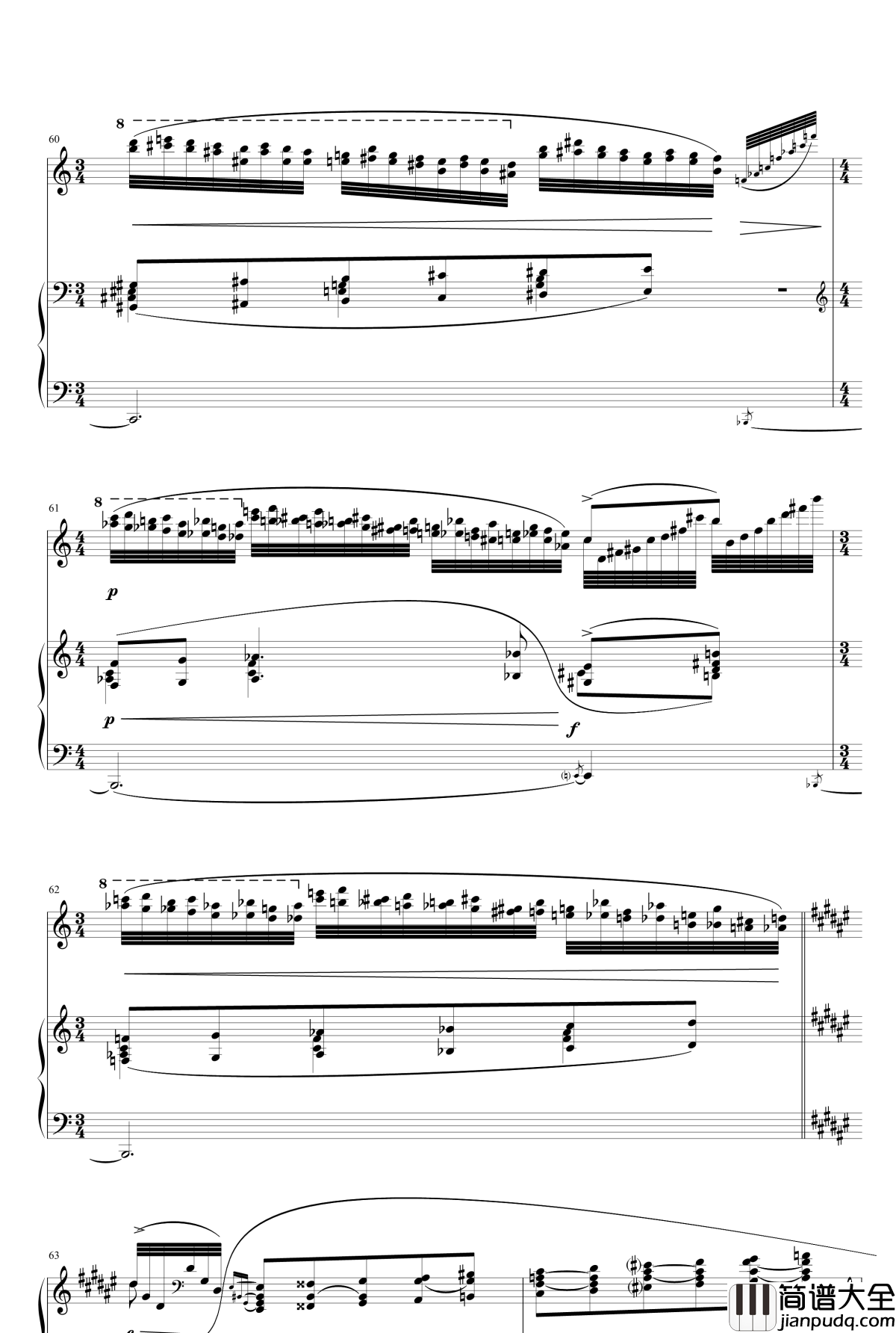 水妖钢琴谱_改良版_拉威尔_Ravel