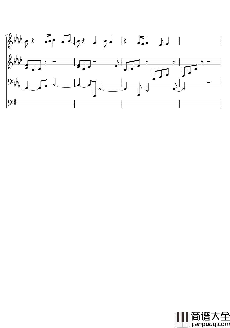 Tum_Hi_Ho钢琴谱_ArijitSingh_你是唯一_爱曲2插曲