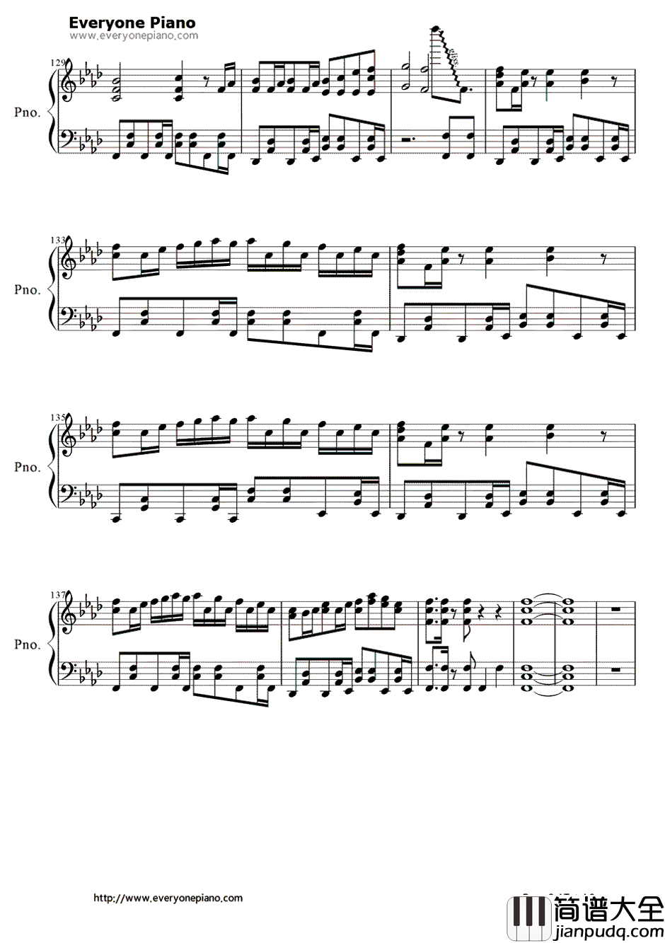 セツナトリップ钢琴谱_LastNote. _GUMI