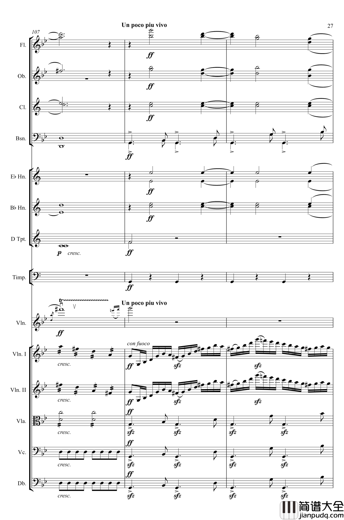 g小调第1小提琴协奏曲Op.26钢琴谱_第一乐章_Max_Bruch